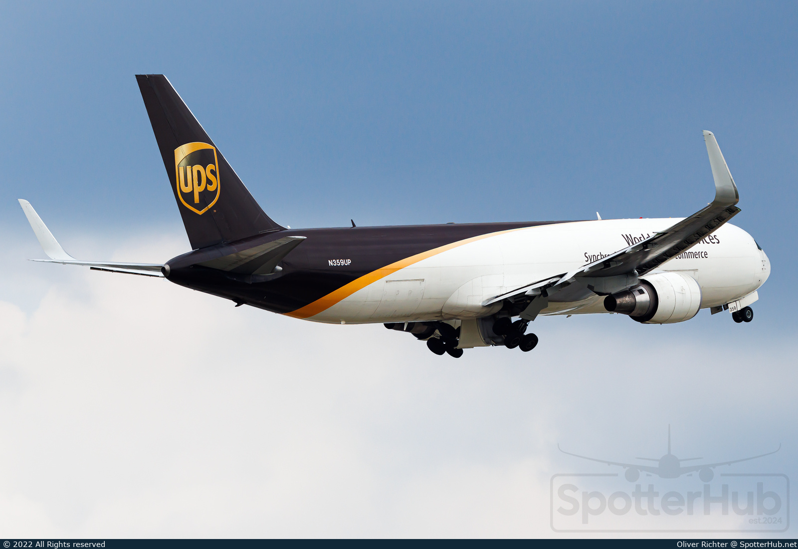 Photo of N359UP - Boeing 767-34AF operated by UPS United Parcel Service
