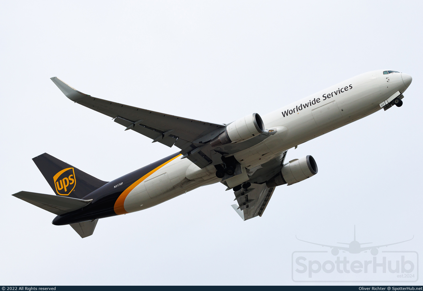Photo of N317UP - Boeing 767-34AF operated by UPS United Parcel Service