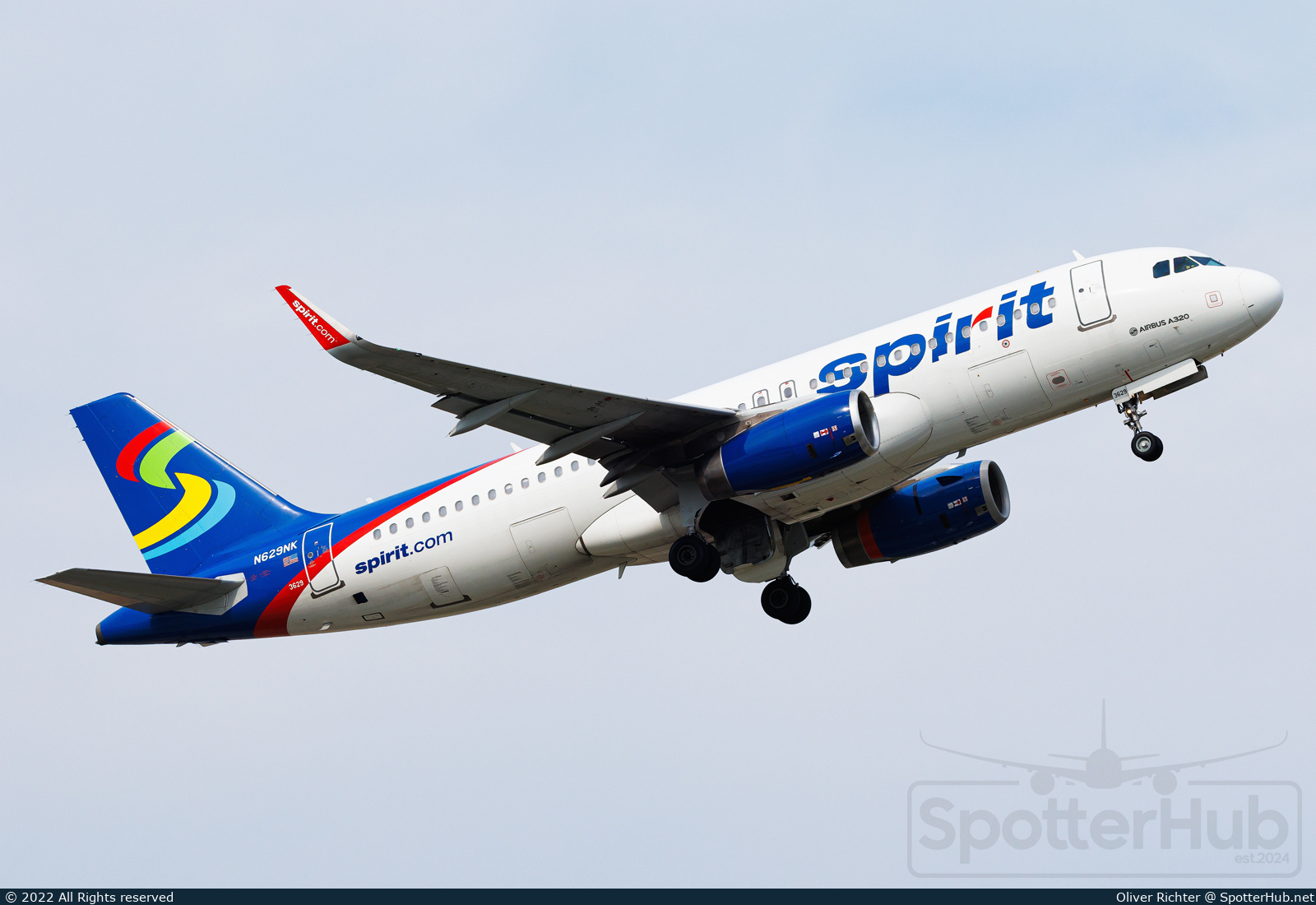 Photo of N629NK - Airbus A320-232 operated by Spirit Airlines