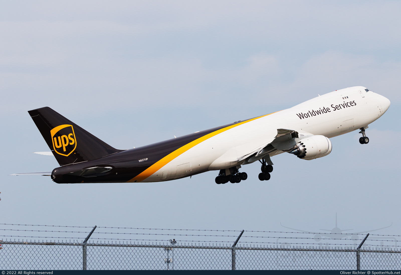 Photo of N627UP - Boeing 747-8F operated by UPS United Parcel Service