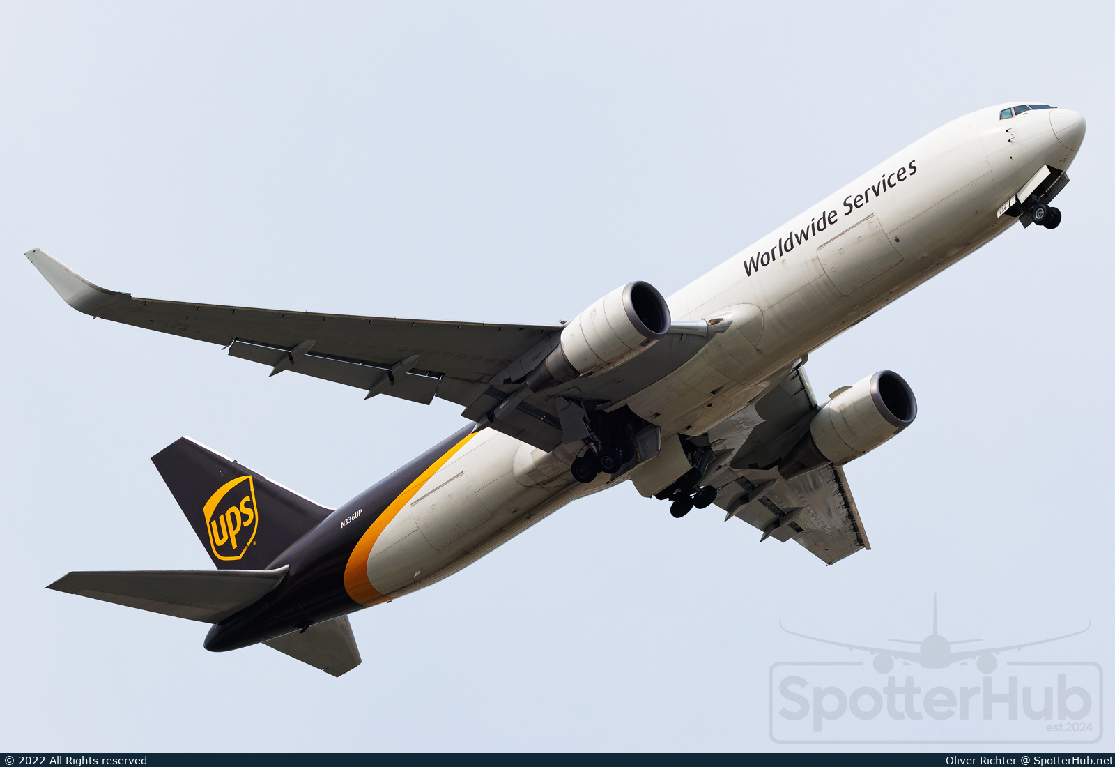 Photo of N336UP - Boeing 767-34AF operated by UPS United Parcel Service