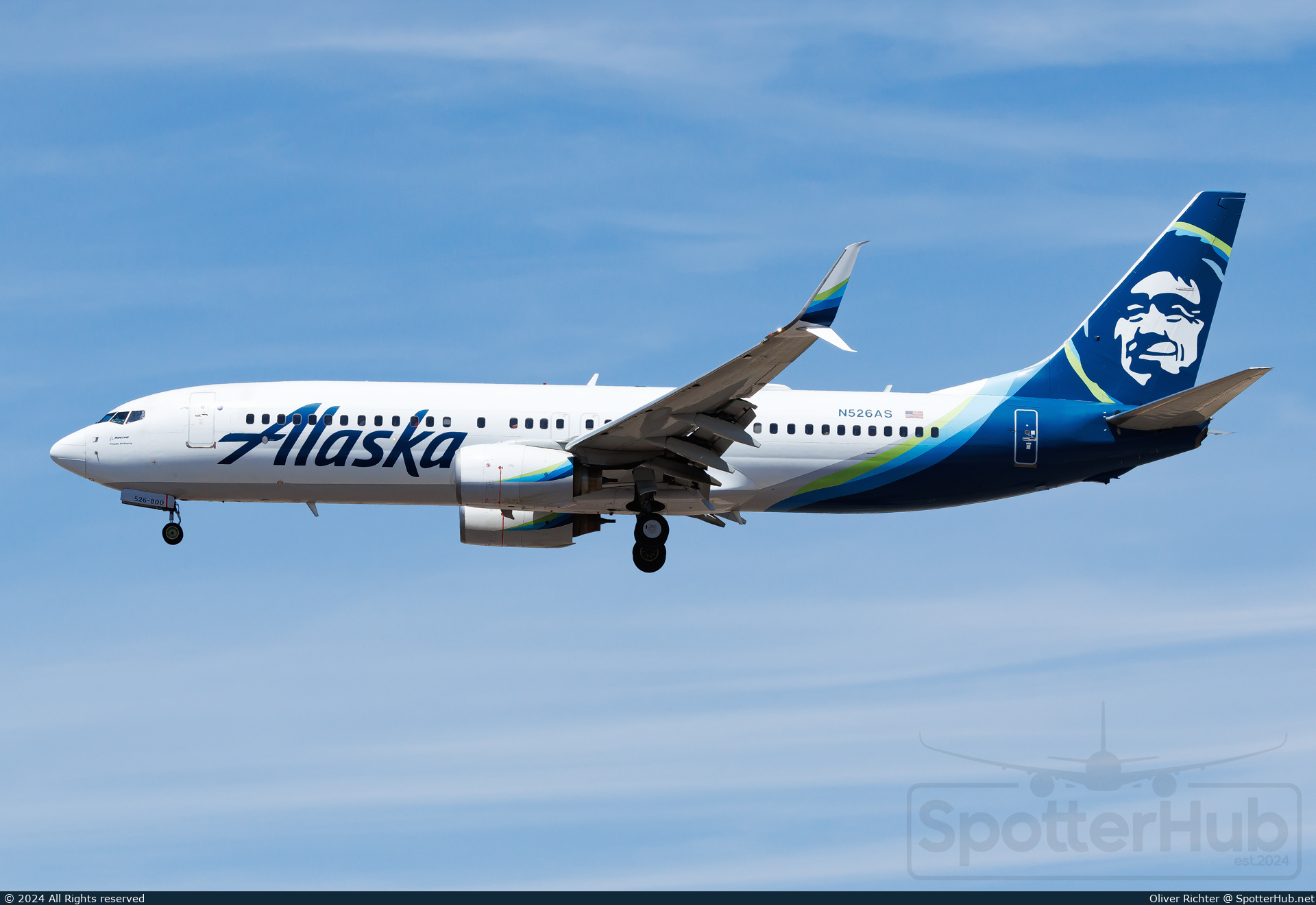 Photo of N526AS - Boeing 737-890 operated by Alaska Airlines