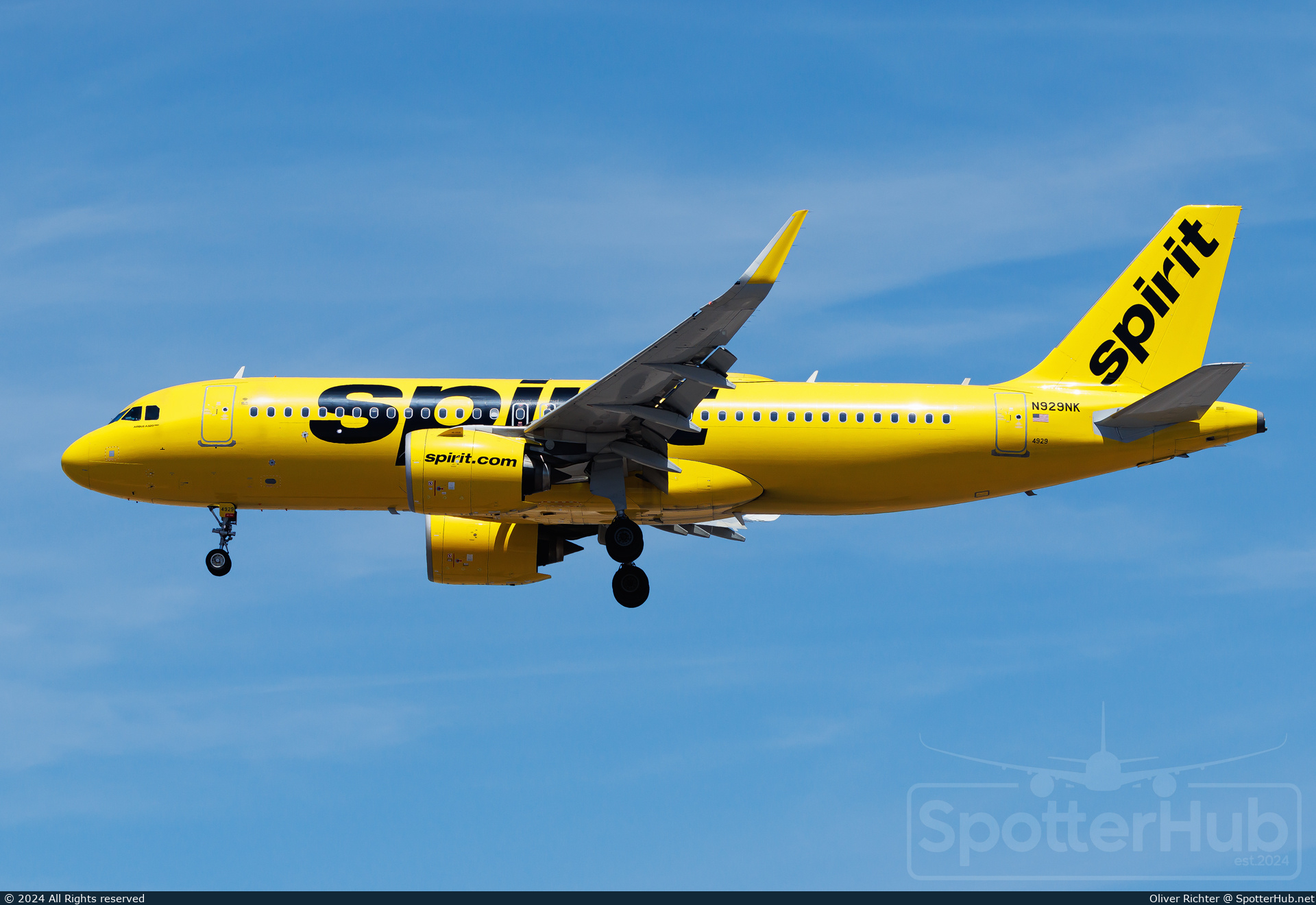 Photo of N929NK - Airbus A320-271N operated by Spirit Airlines