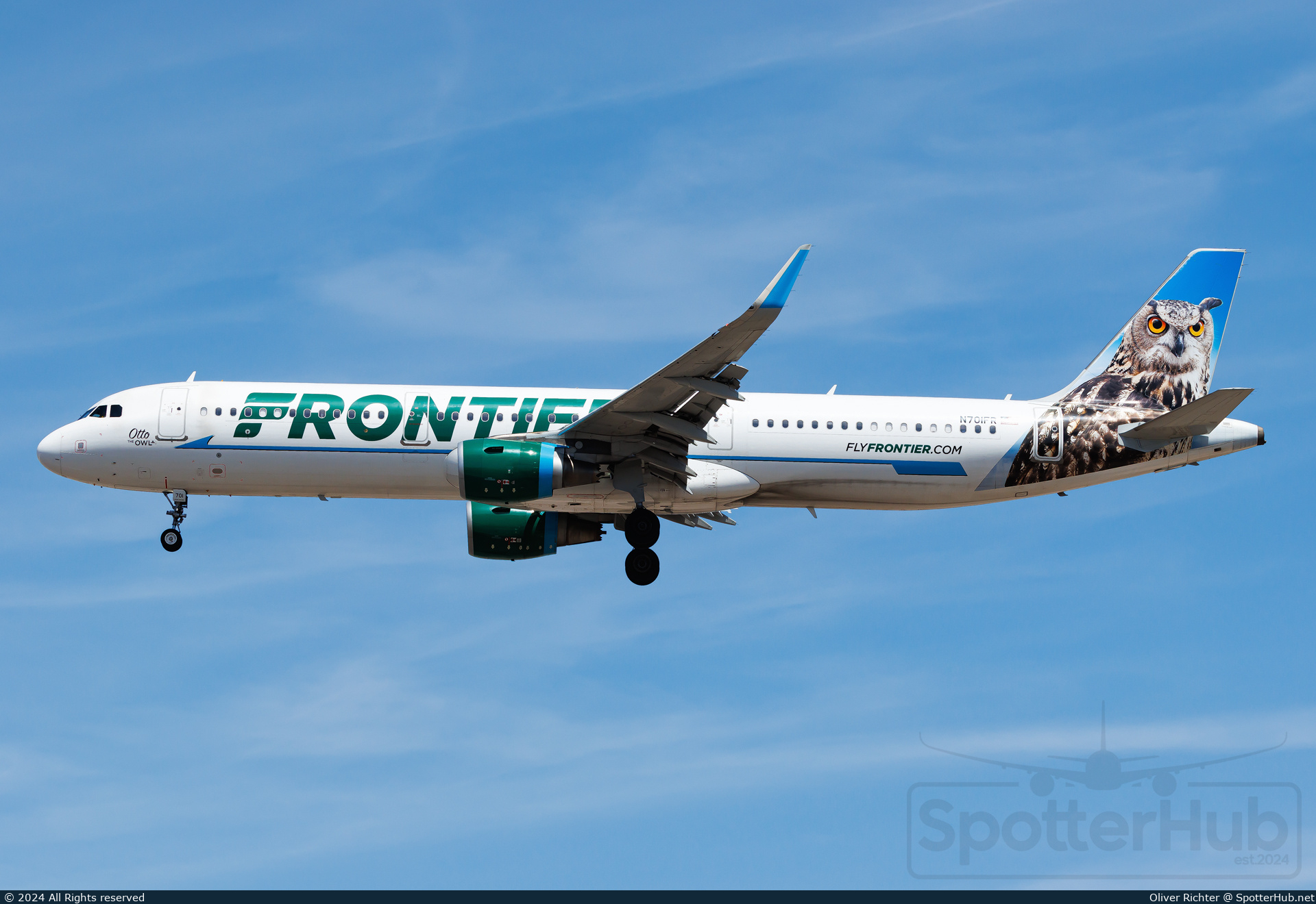Photo of N701FR - Airbus A321-211 operated by Frontier Airlines