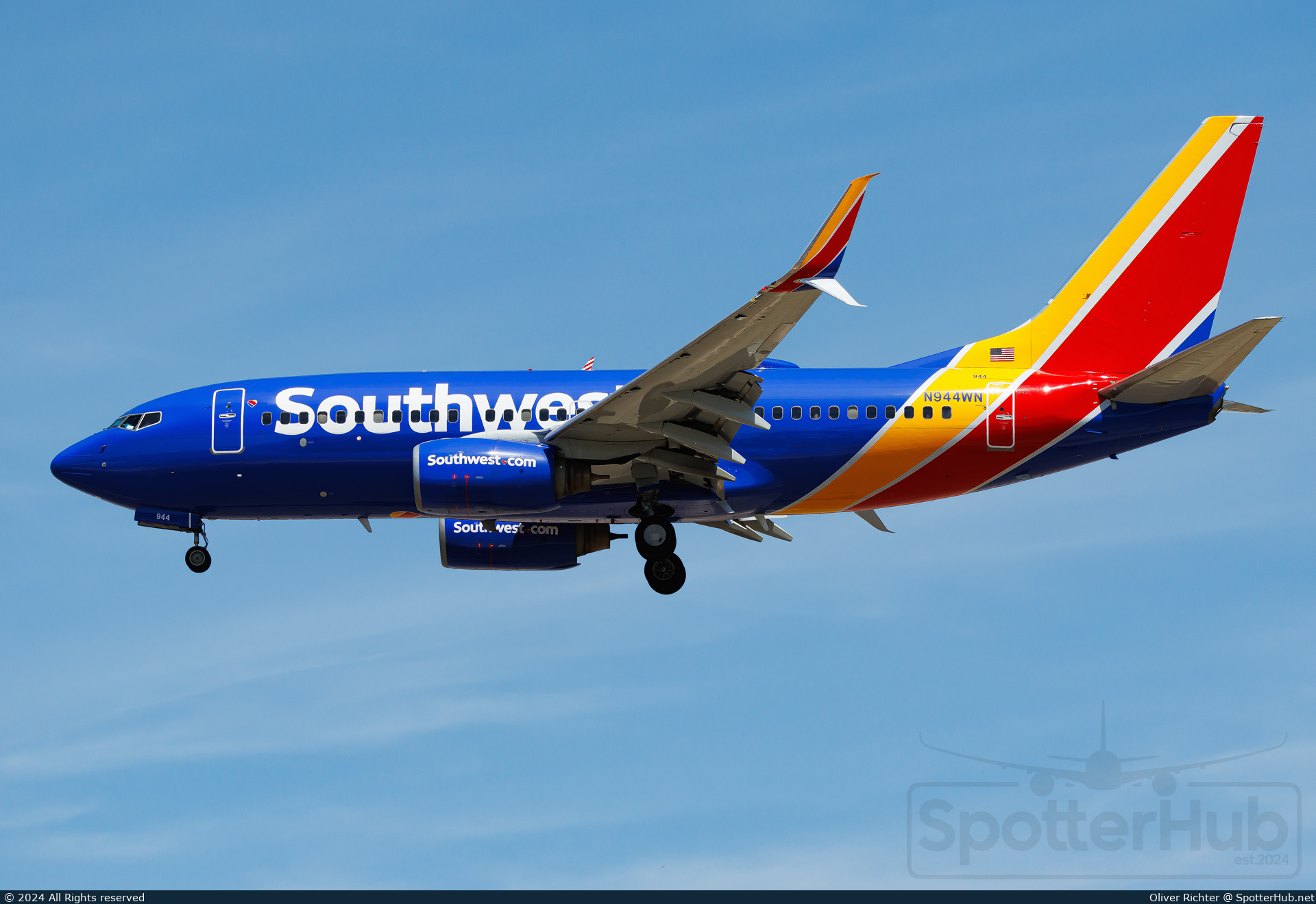 Photo of N944WN - Boeing 737-7H4 operated by Southwest Airlines
