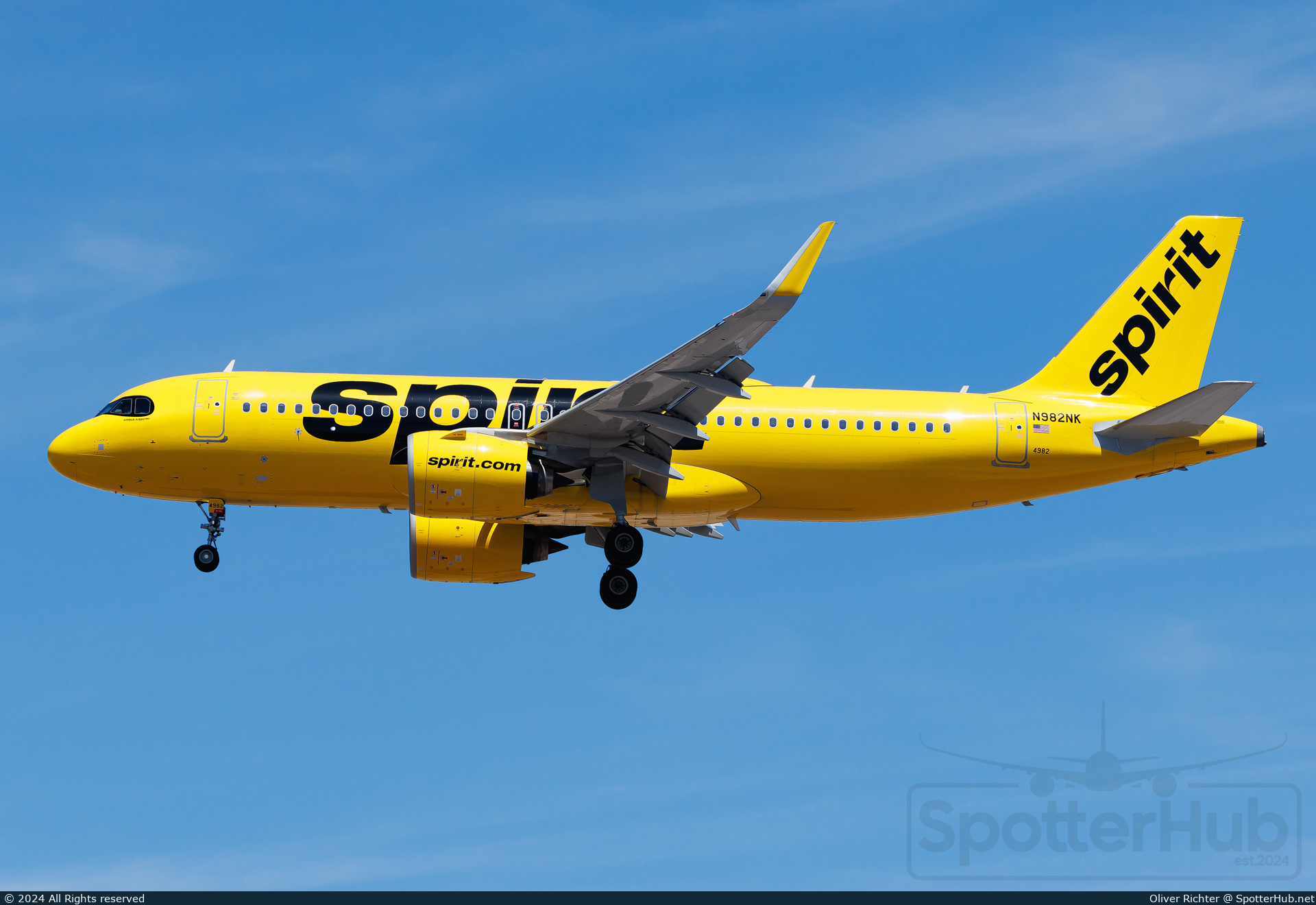 Photo of N982NK - Airbus A320-271N operated by Spirit Airlines