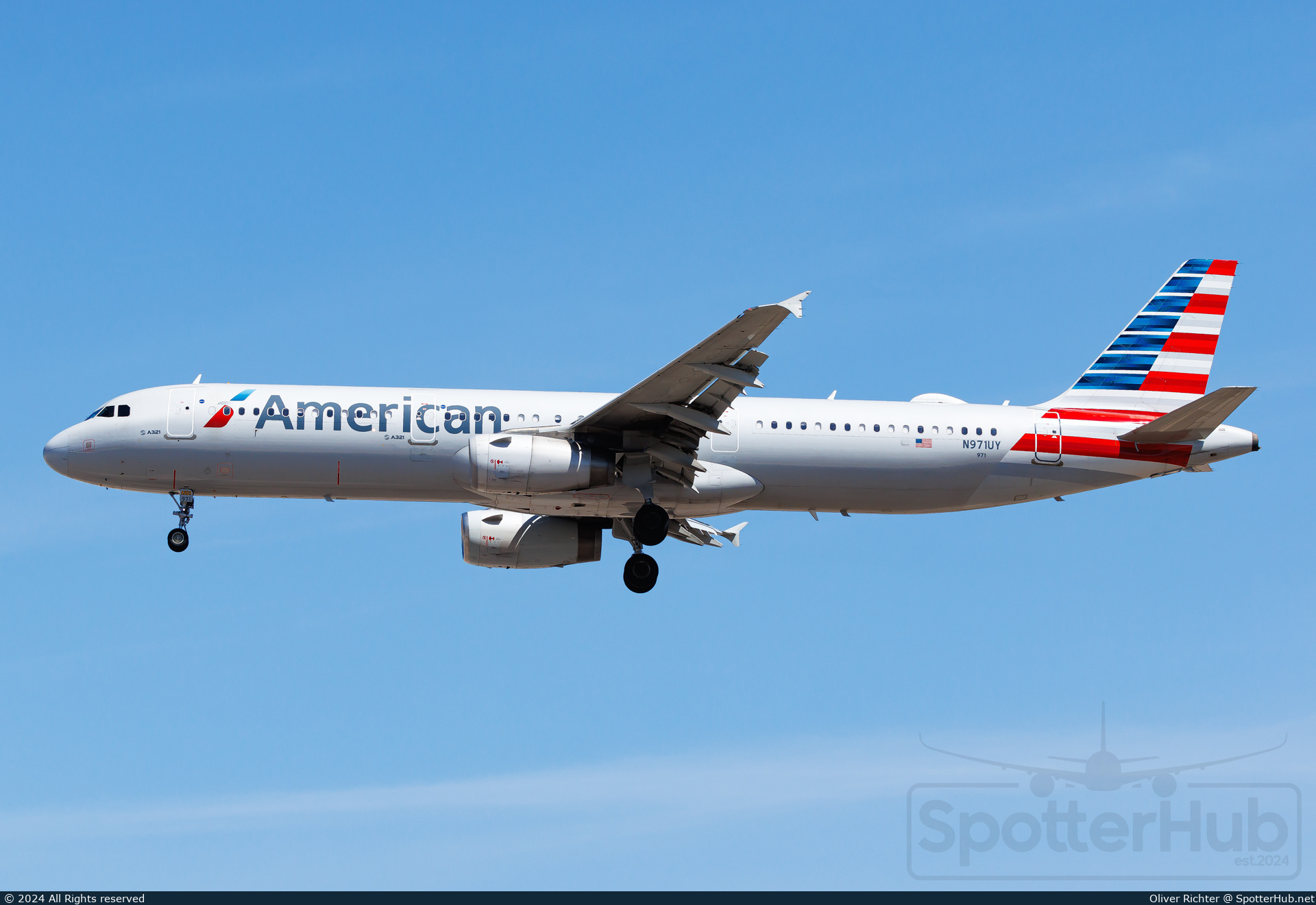 Photo of N971UY - Airbus A321-231 operated by American Airlines