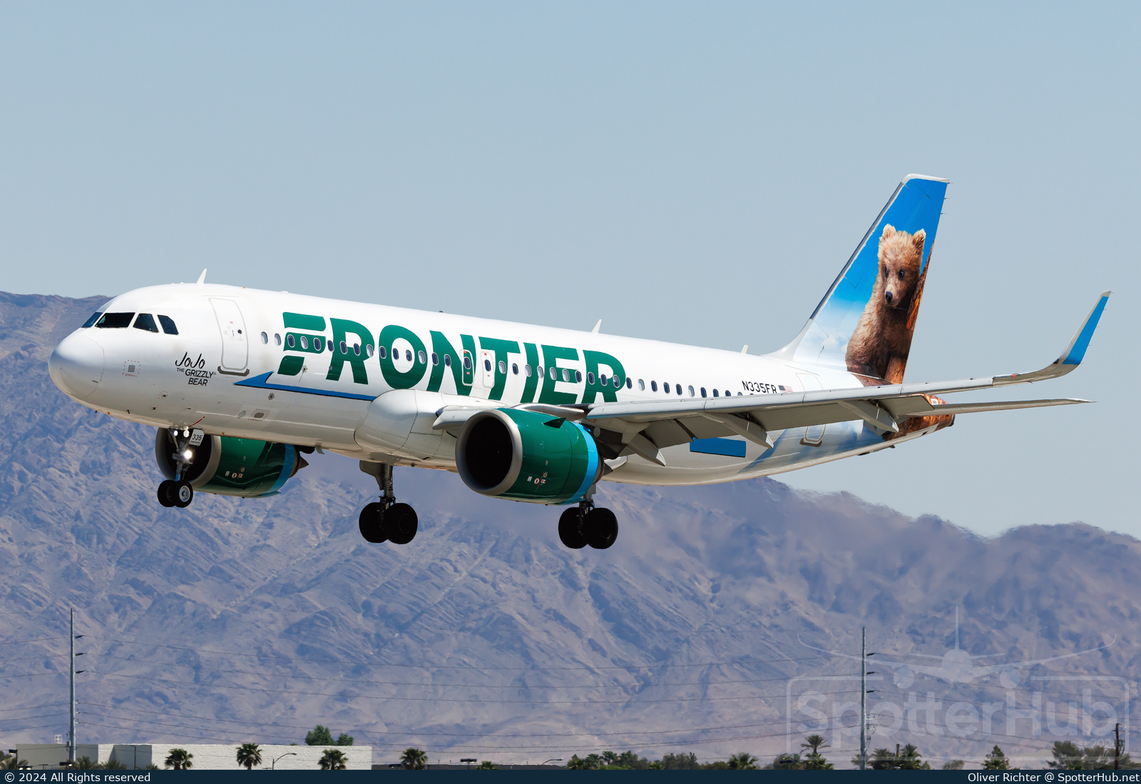 Photo of N335FR - Airbus A320-251N operated by Frontier Airlines