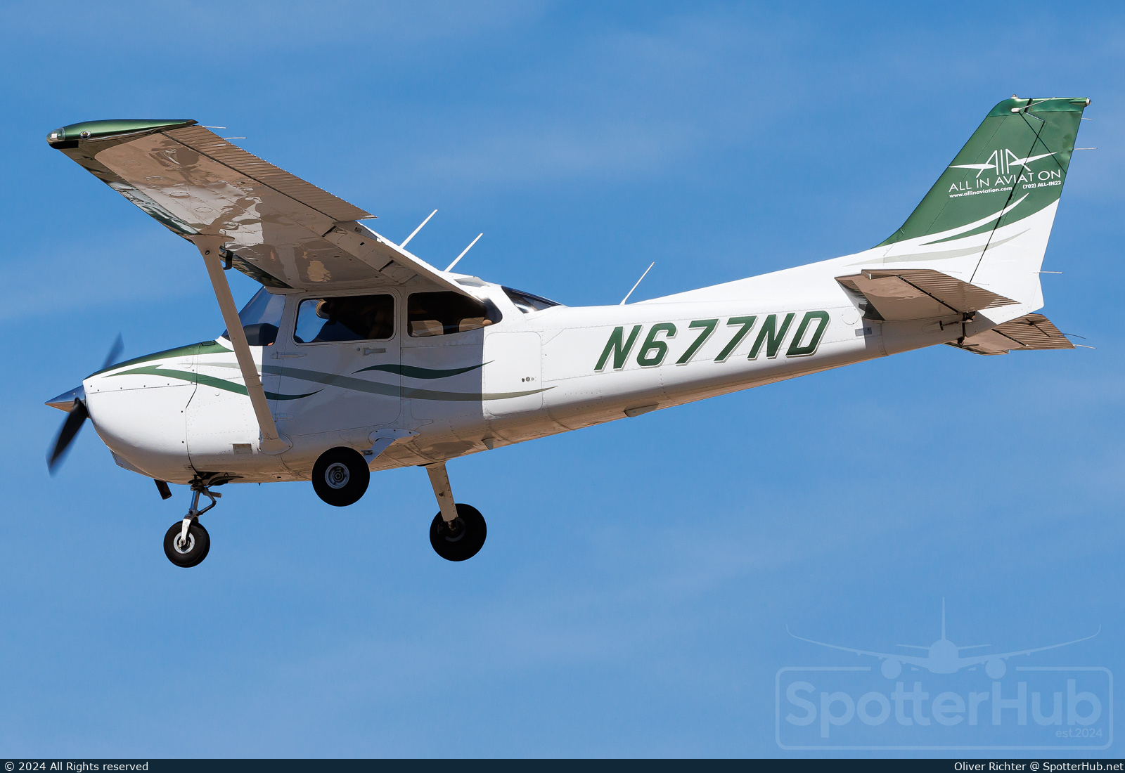 Photo of N677ND - Cessna 172S Skyhawk SP operated by All in Aviation