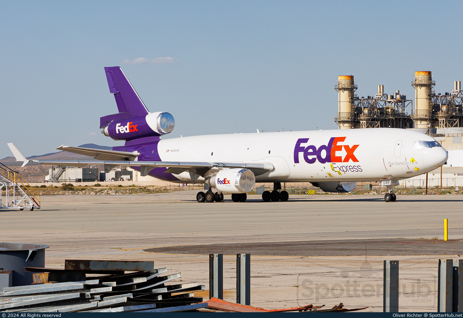 Photo of N595FE - McDonnell Douglas MD-11(F) operated by FedEx