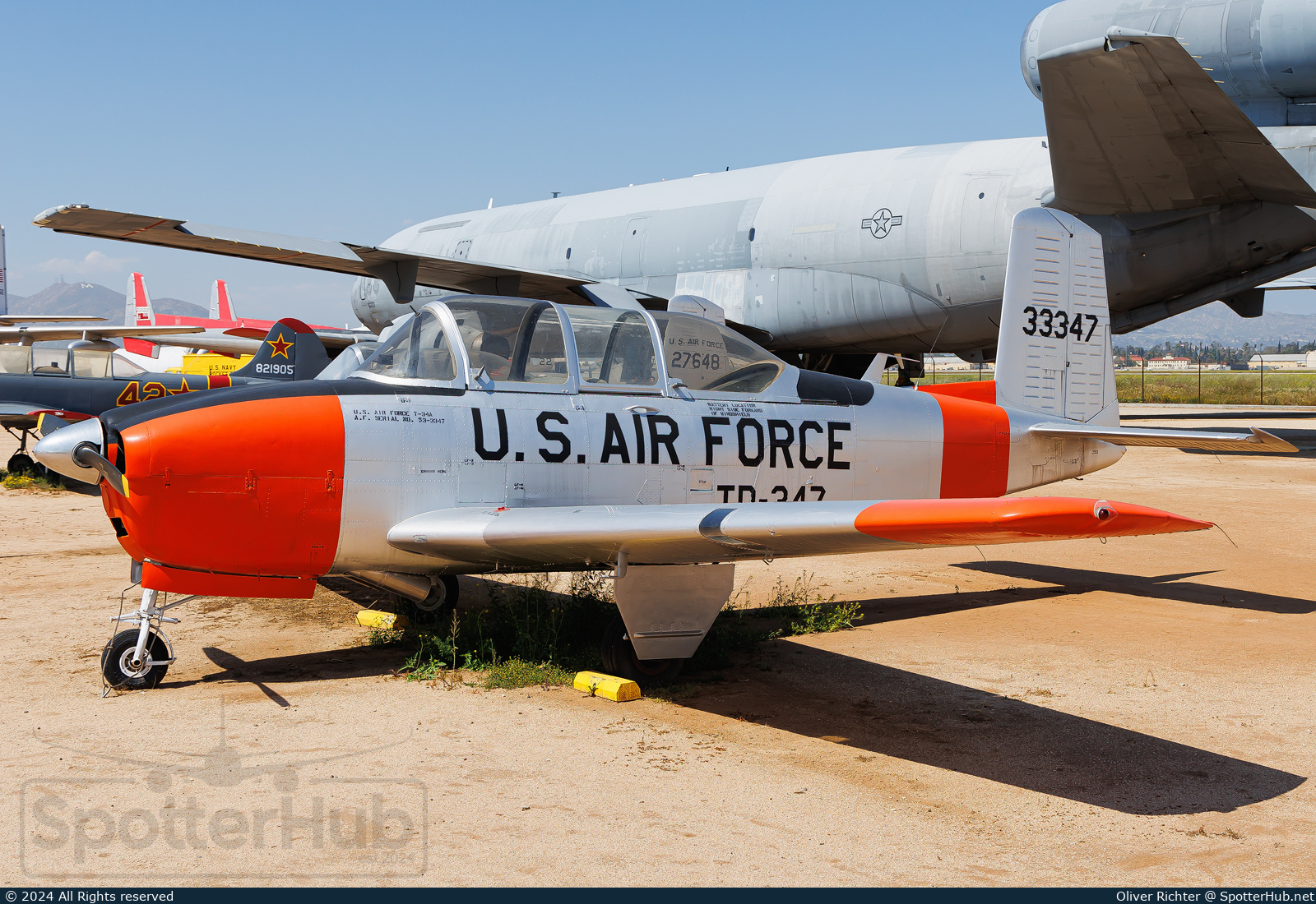 Photo of 53-3347 - Beechcraft T-34A Mentor operated by US Air Force