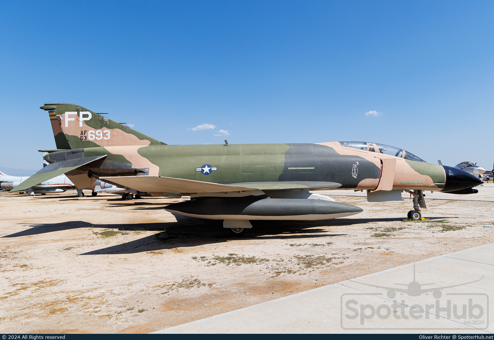 Photo of 63-7693 - McDonnell Douglas F-4C Phantom II operated by US Air Force