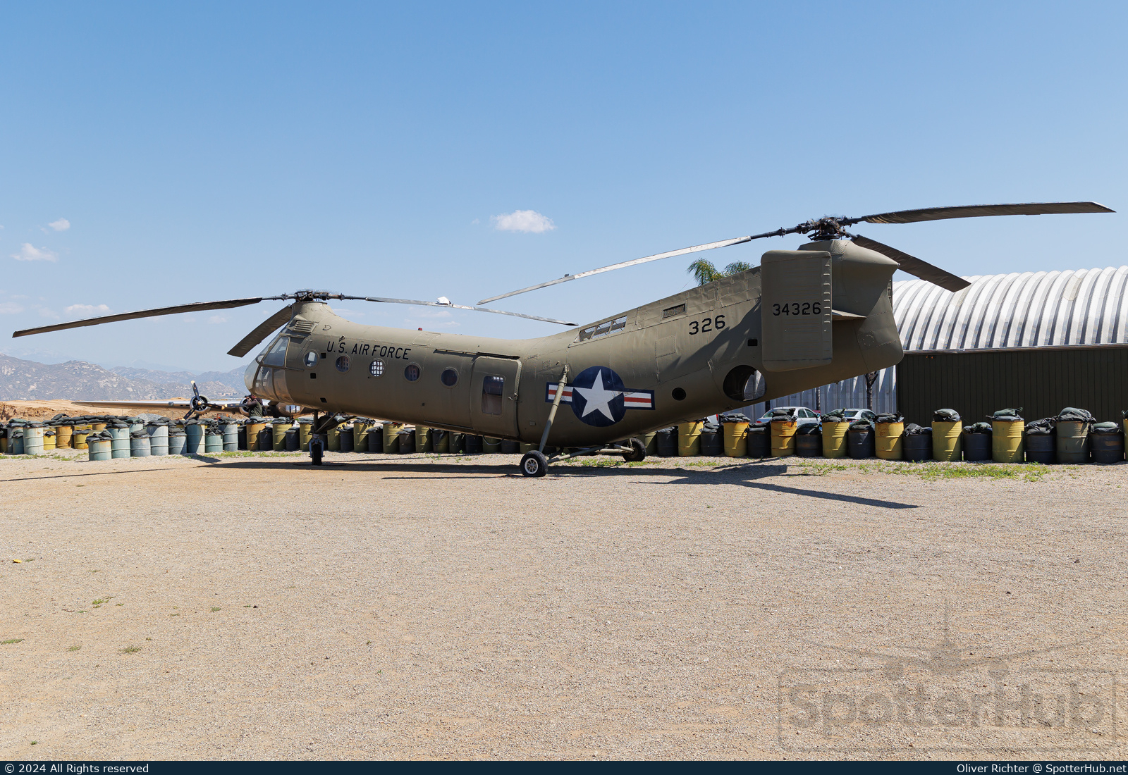 Photo of 53-4326 - Piasecki CH-21B Workhorse operated by US Air Force