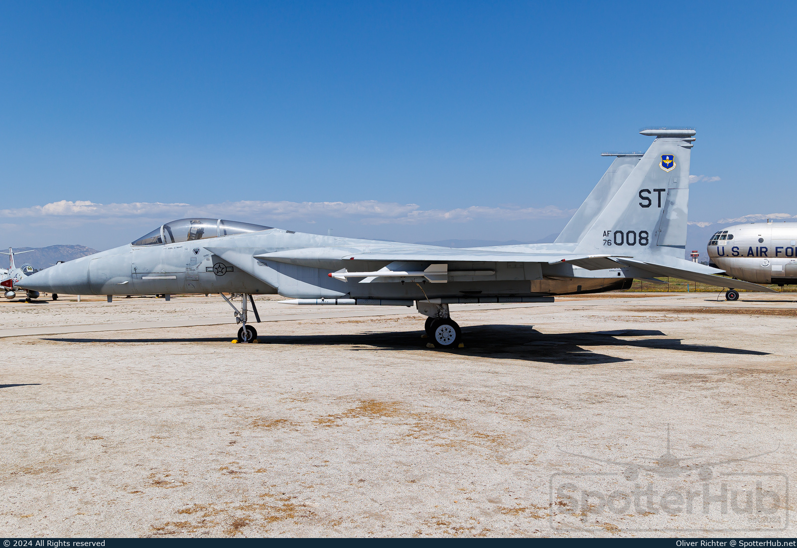 Photo of 76-0008 - McDonnell Douglas GF-15A Eagle operated by US Air Force