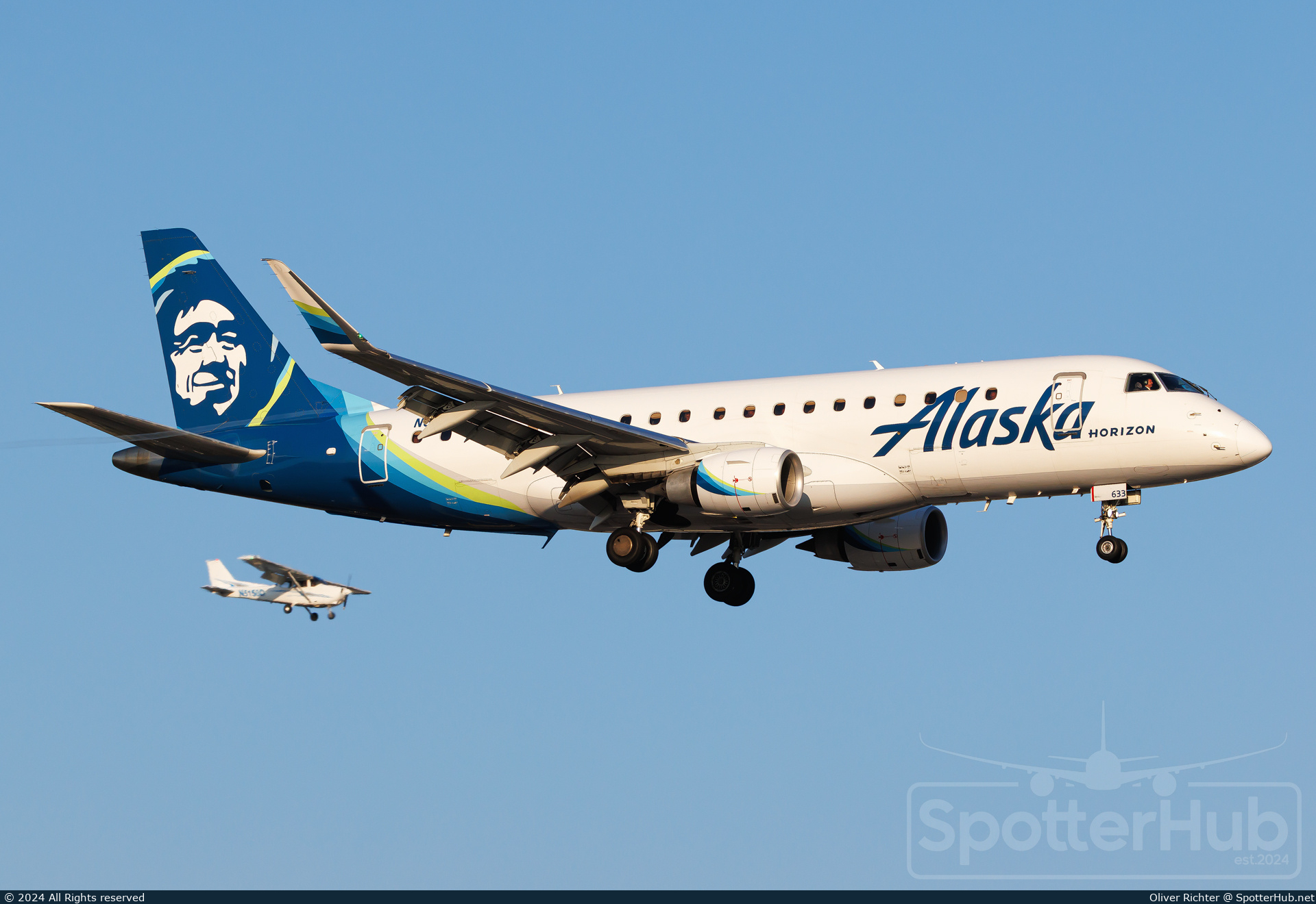 Photo of N633QX - Embraer ERJ-175LR operated by Alaska Airlines (opb Horizon Air)