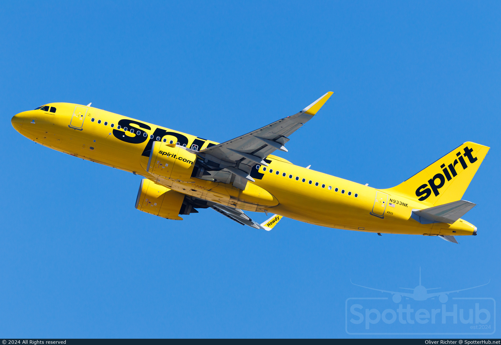 Photo of N933NK - Airbus A320-271N operated by Spirit Airlines