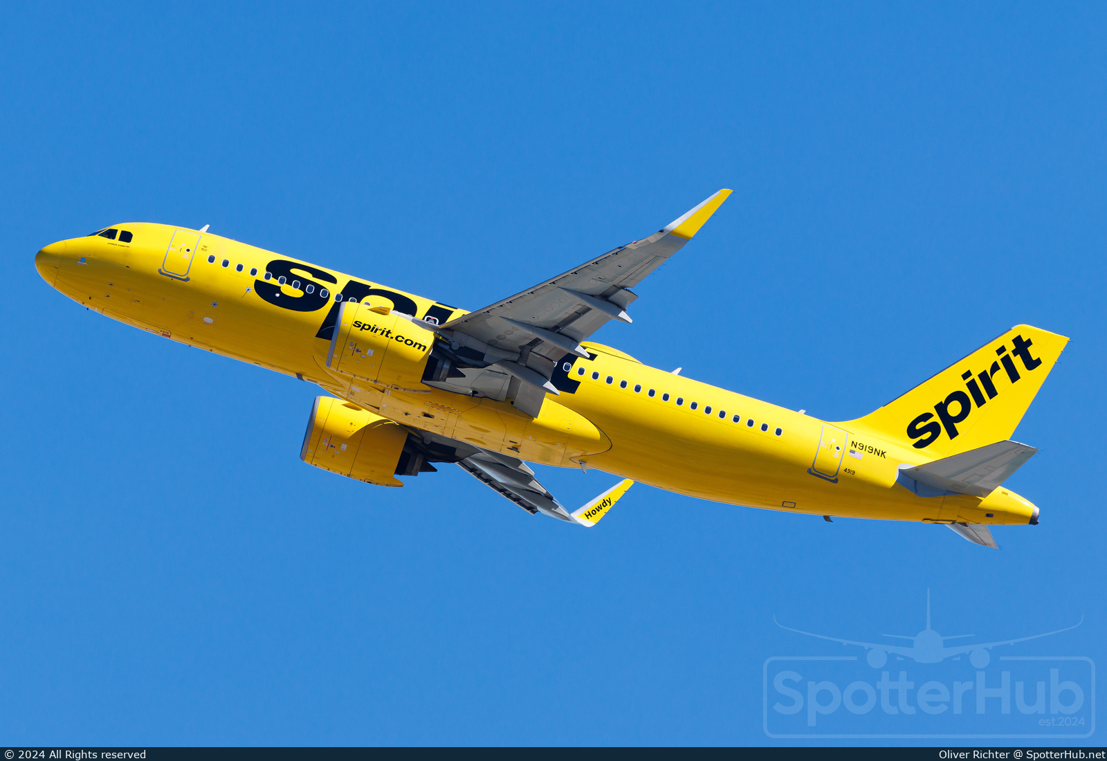 Photo of N919NK - Airbus A320-271N operated by Spirit Airlines