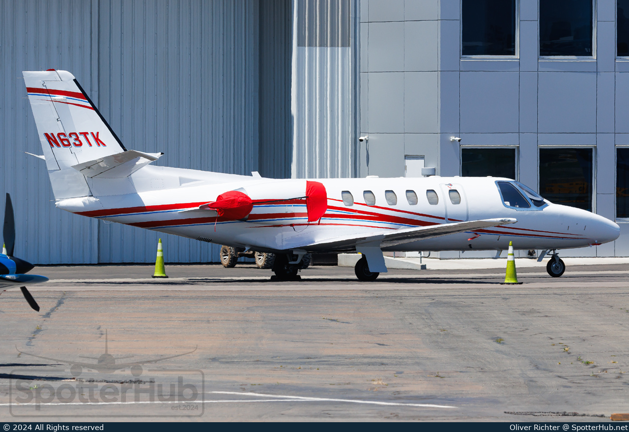Photo of N63TK - Cessna 550B Citation Bravo operated by Private