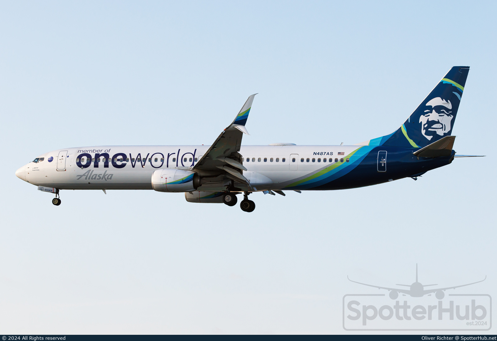 Photo of N487AS - Boeing 737-990(ER) operated by Alaska Airlines