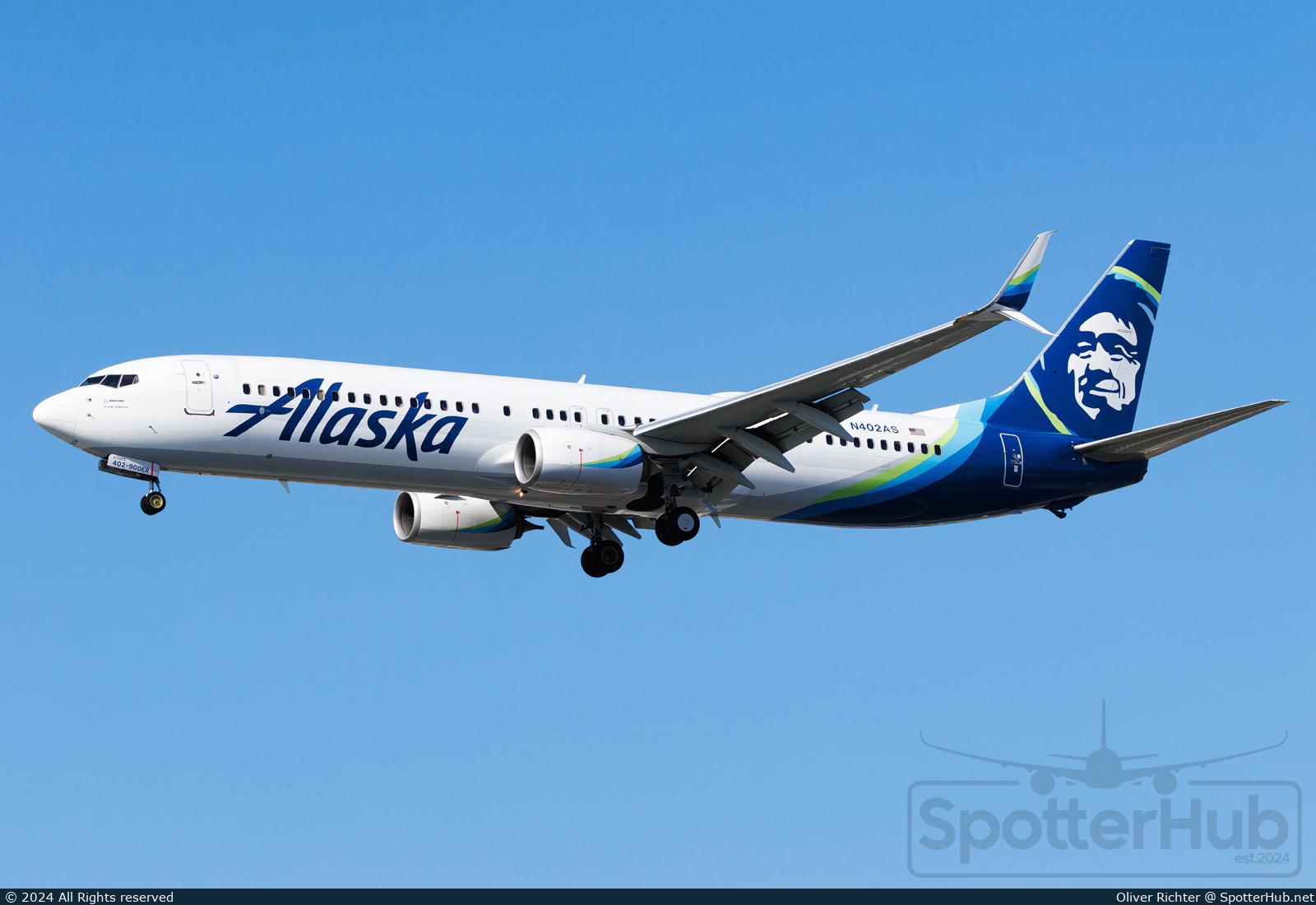 Photo of N402AS - Boeing 737-990(ER) operated by Alaska Airlines