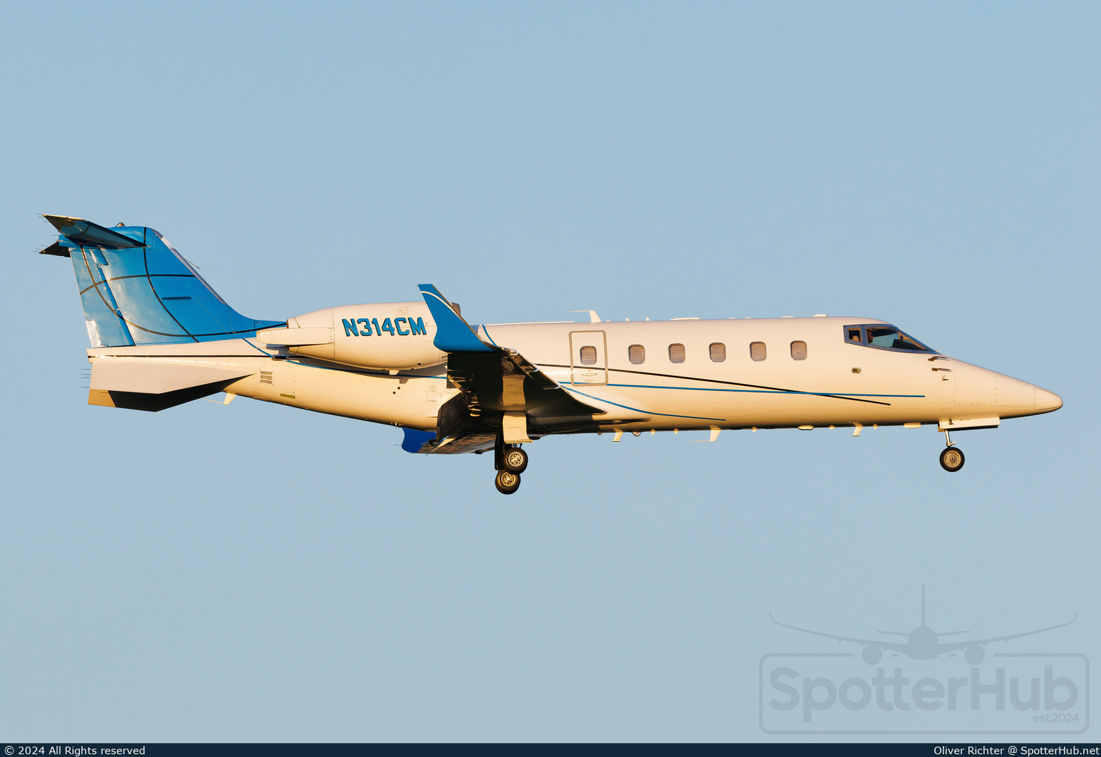 Photo of N314CM - Bombardier Learjet 60 operated by Pegasus Elite Aviation