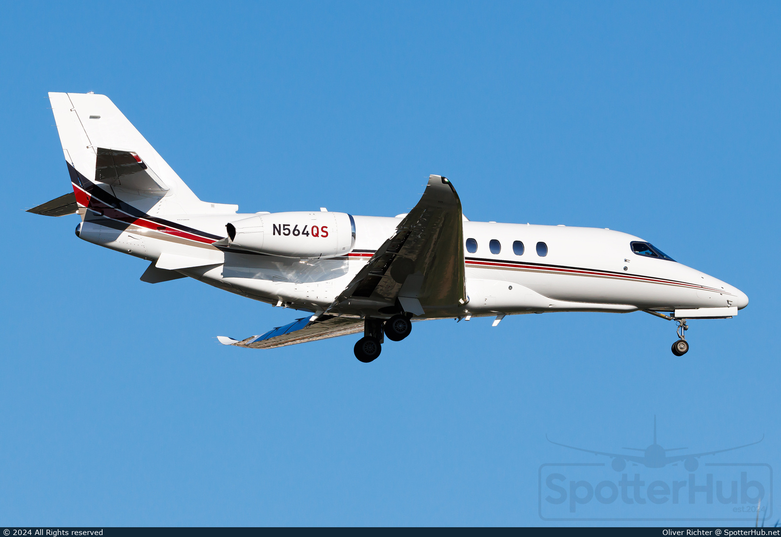 Photo of N564QS - Cessna 680A Citation Latitude operated by NetJets