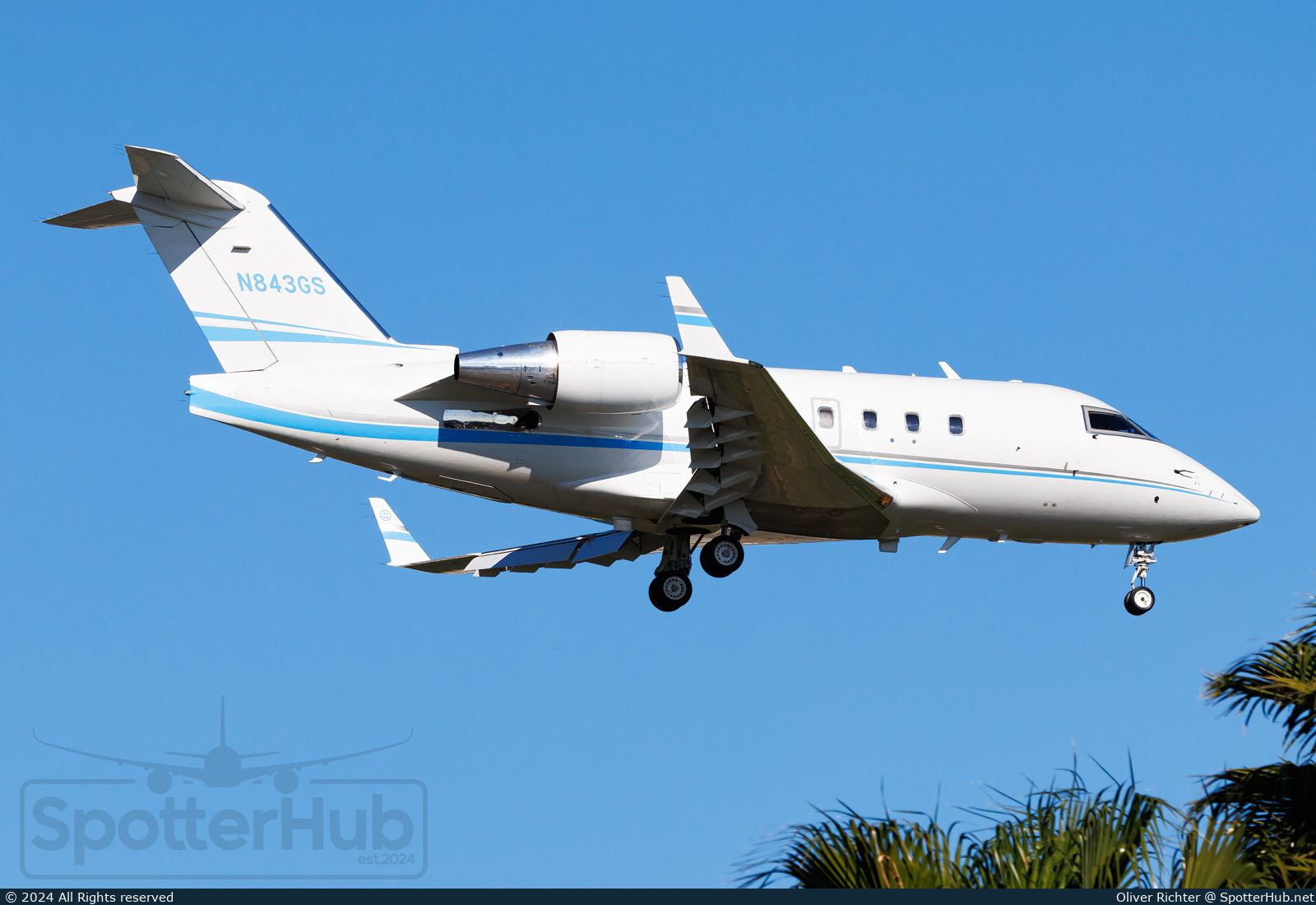 Photo of N843GS - Bombardier Challenger 601-3R operated by Worldwide Jet