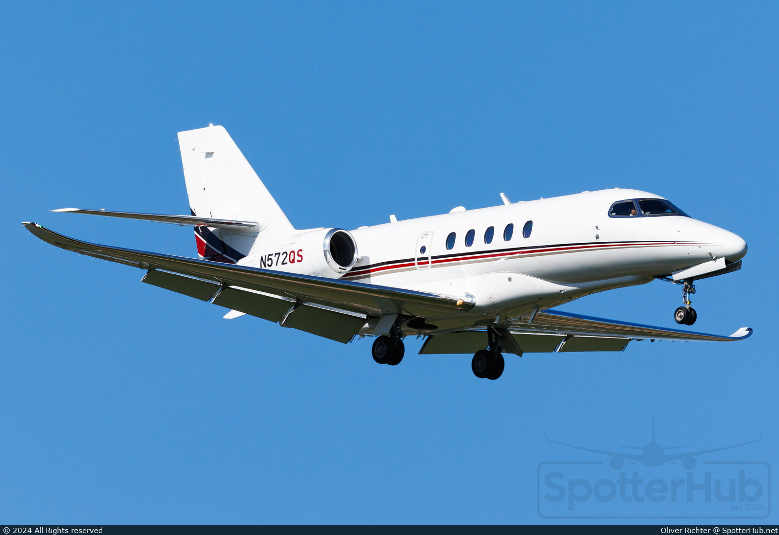 Photo of N572QS - Cessna 680A Citation Latitude operated by NetJets