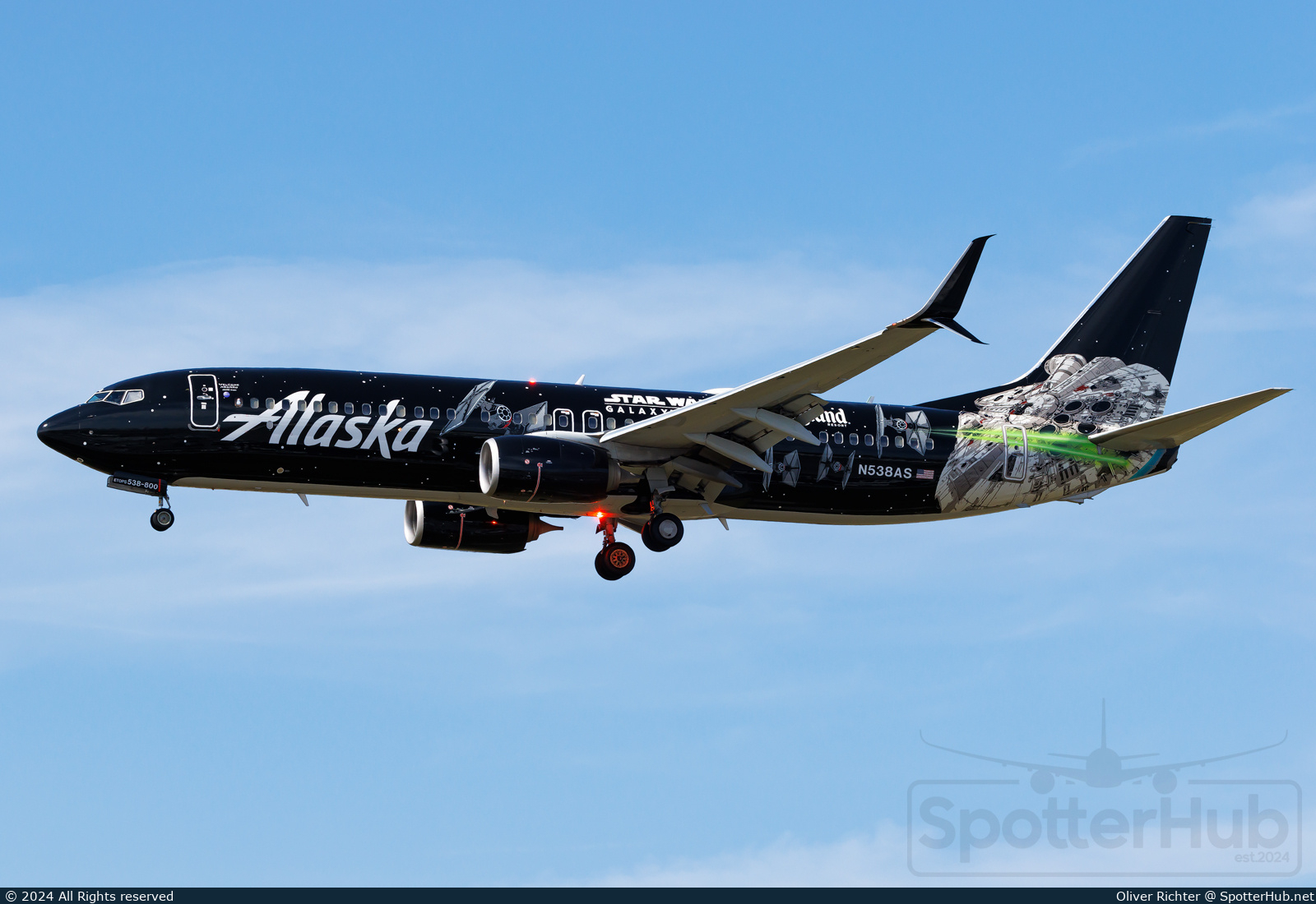 Photo of N538AS - Boeing 737-890 operated by Alaska Airlines
