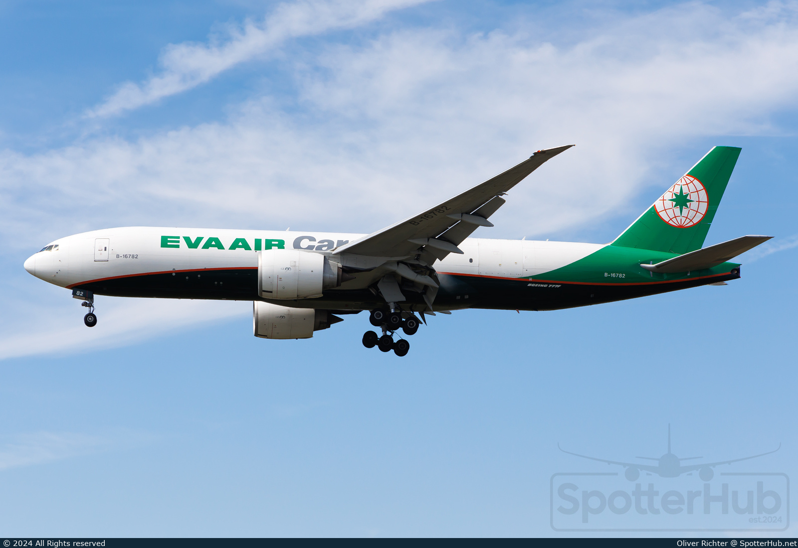 Photo of B-16782 - Boeing 777-F5E operated by EVA Air Cargo