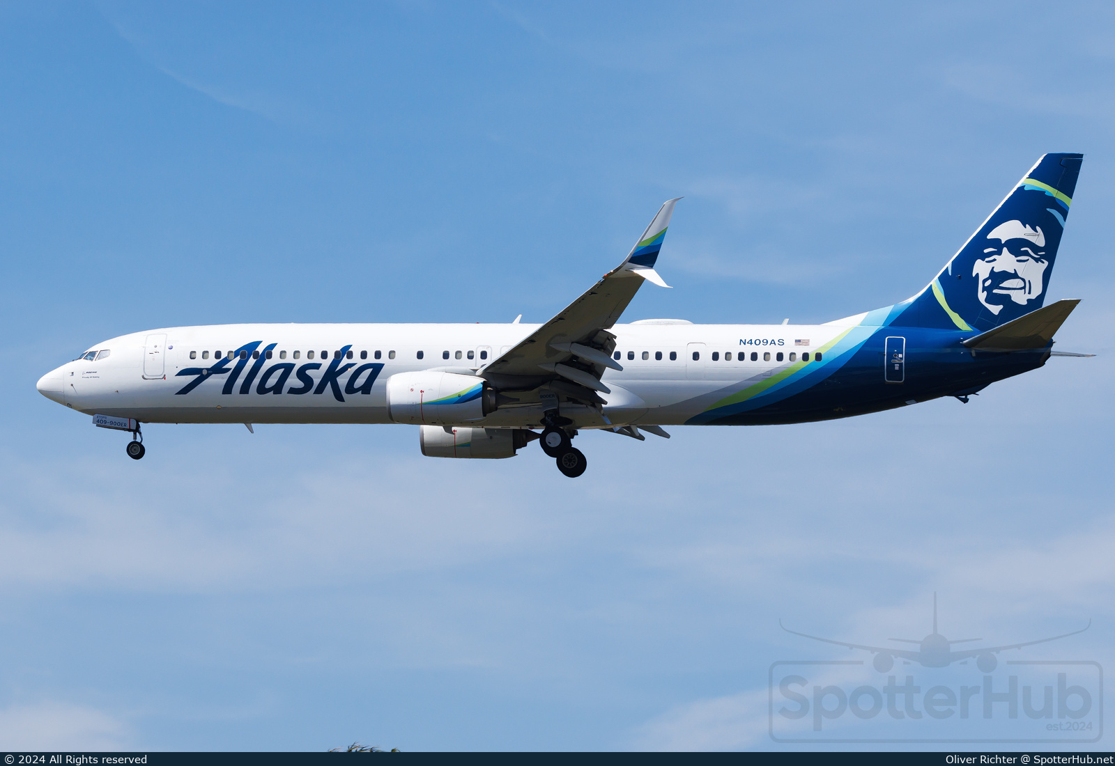Photo of N409AS - Boeing 737-990(ER) operated by Alaska Airlines