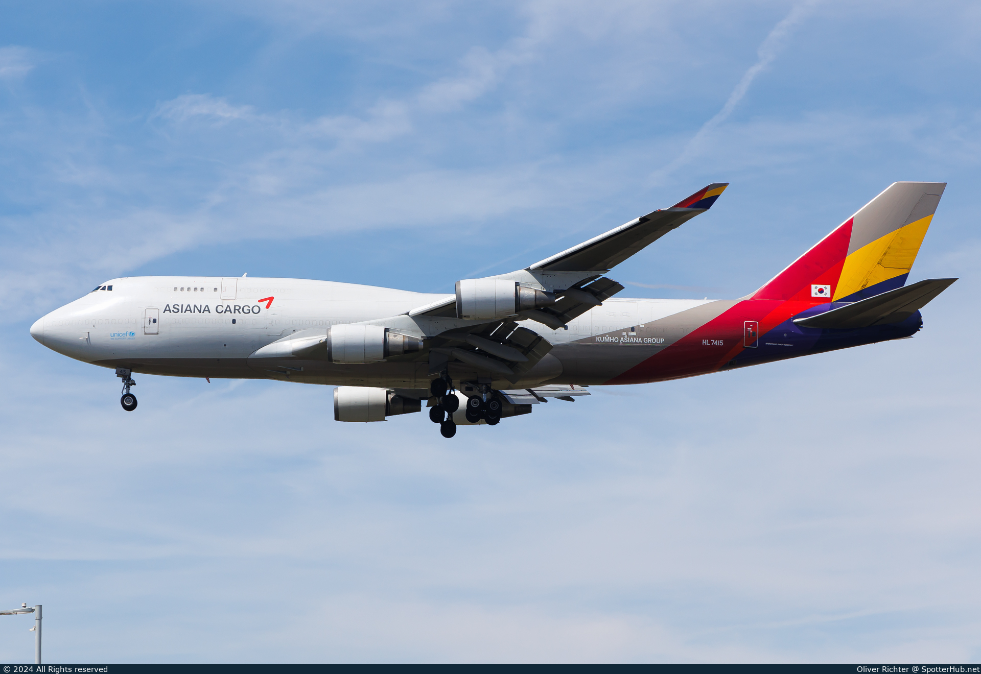 Photo of HL7415 - Boeing 747-48E(BDSF) operated by Asiana Cargo