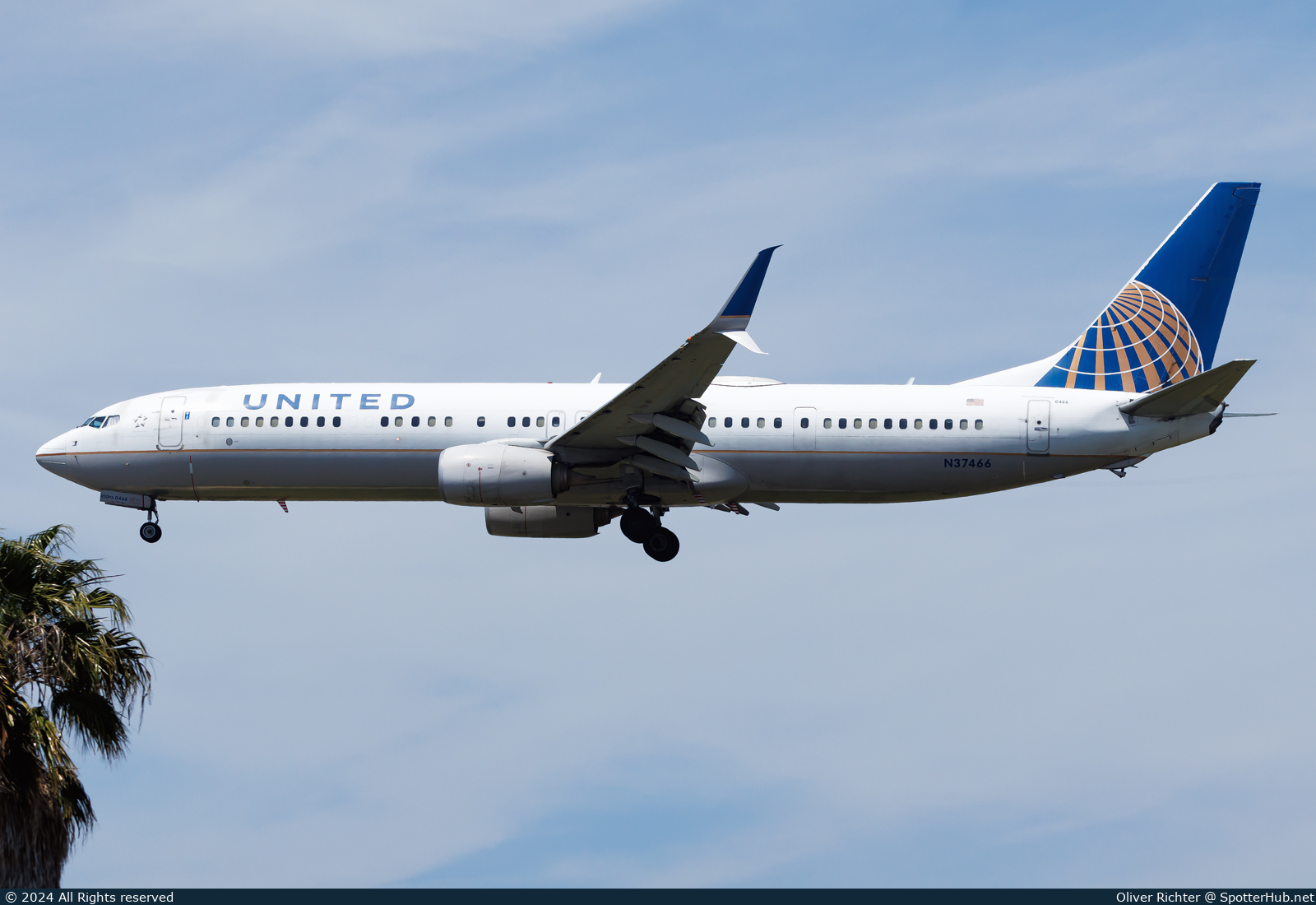 Photo of N37466 - Boeing 737-924(ER) operated by United Airlines