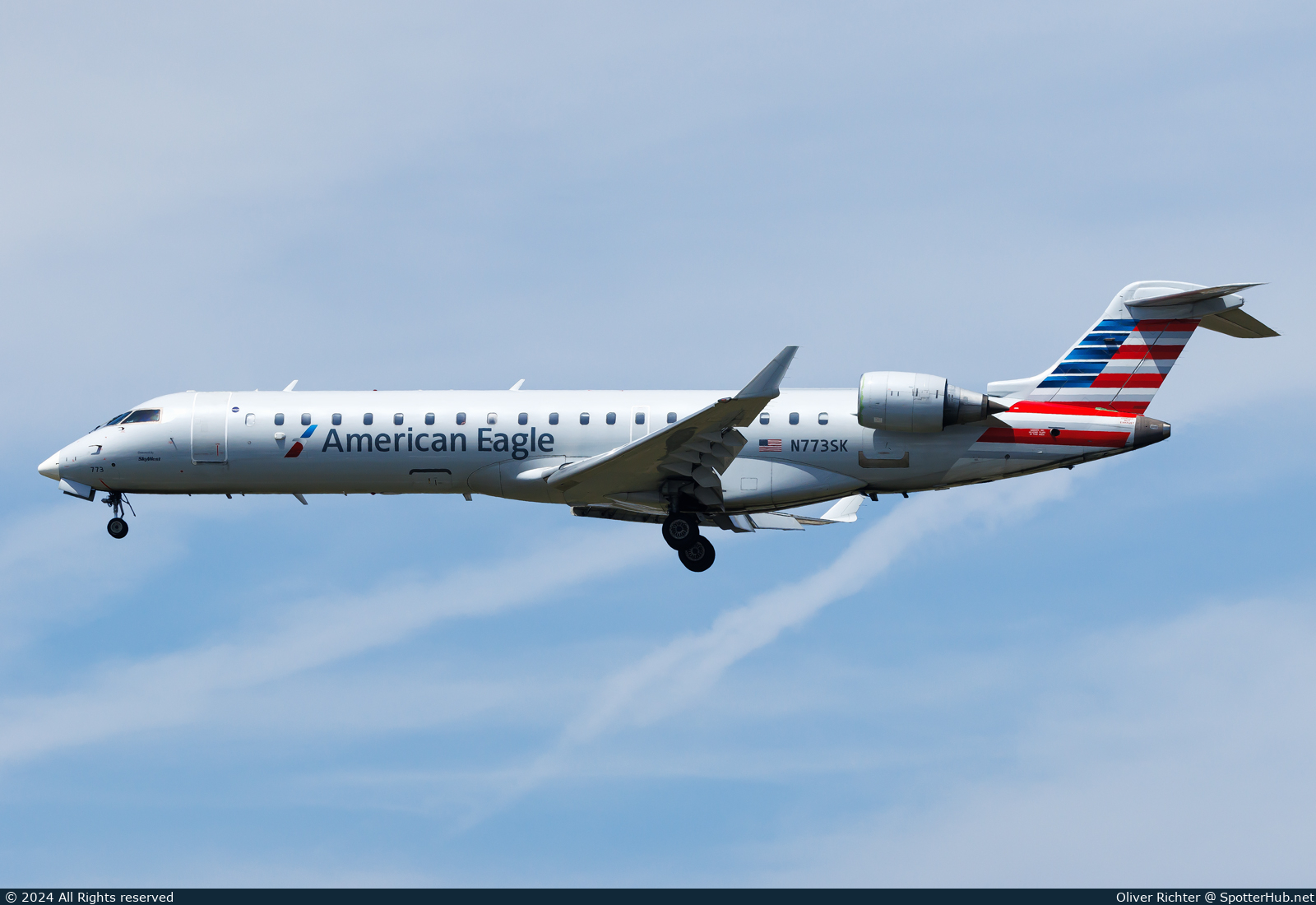 Photo of N773SK - Bombardier CRJ-701ER operated by American Eagle (opb SkyWest Airlines)