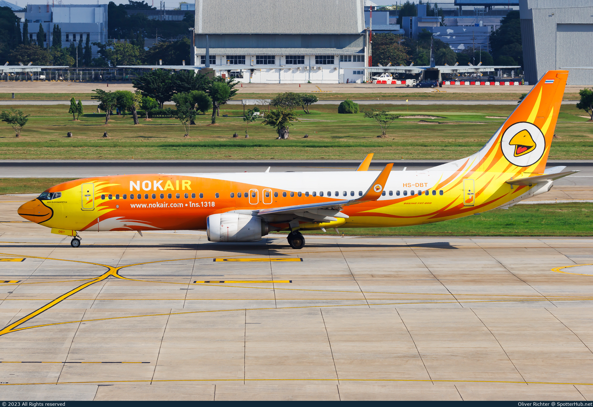 Photo of HS-DBT - Boeing 737-88L operated by Nok Air