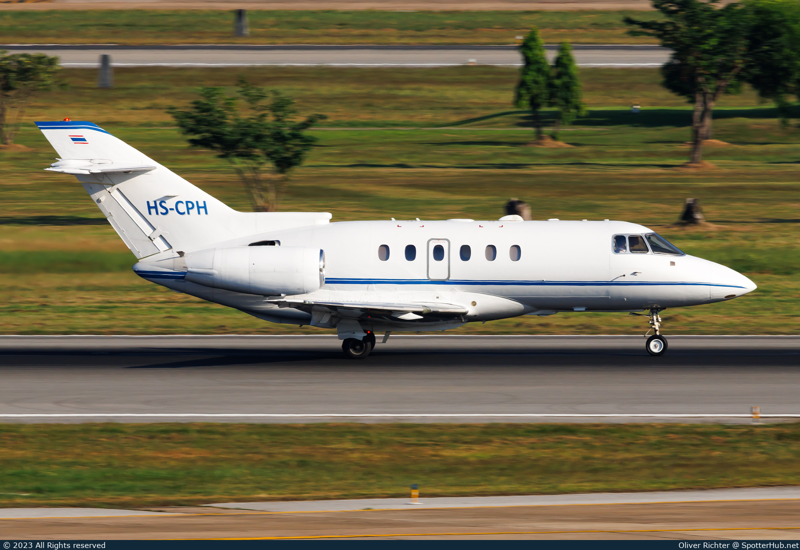 Photo of HS-CPH - Hawker Beechcraft 800XP operated by Siamland Flying