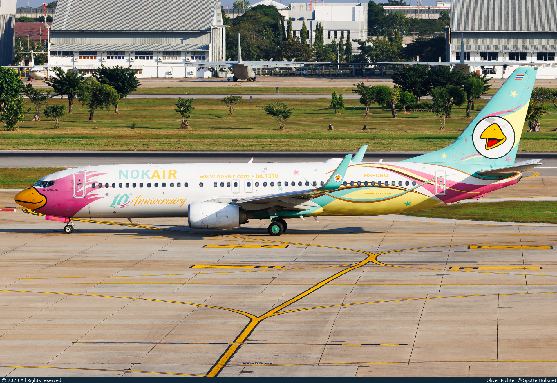 Photo of HS-DBQ - Boeing 737-86J operated by Nok Air
