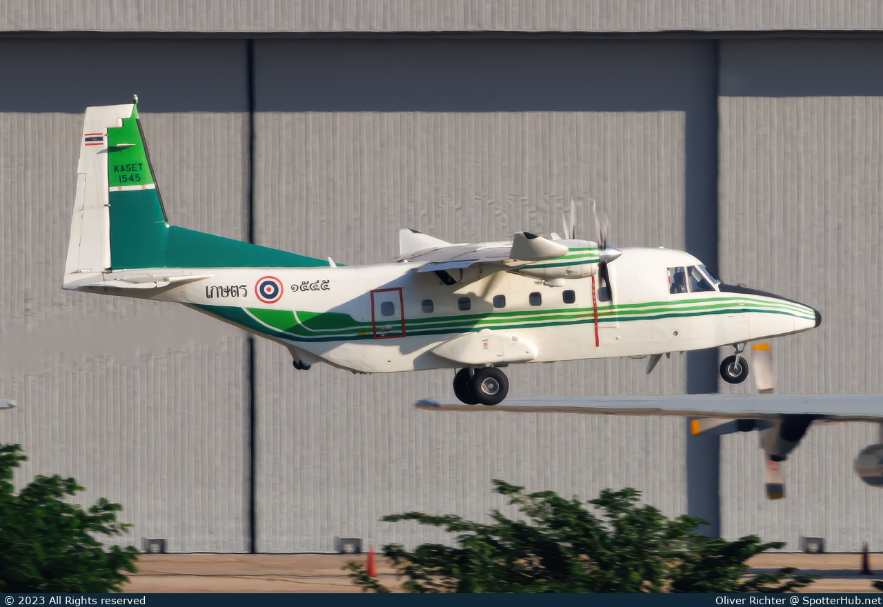Photo of 1545 - CASA NC-212i Aviocar operated by Thai Bureau of Royal Rainmaking and Agricultural Aviation - KASET