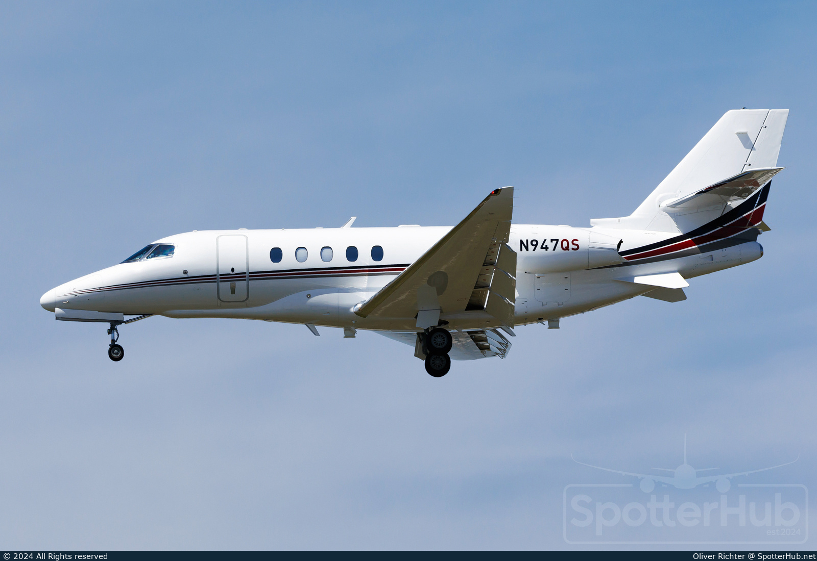 Photo of N947QS - Cessna 680A Citation Latitude operated by NetJets