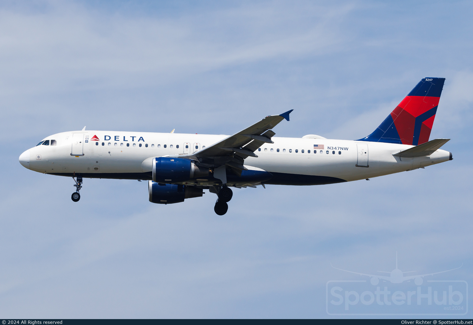 Photo of N347NW - Airbus A320-212 operated by Delta Air Lines