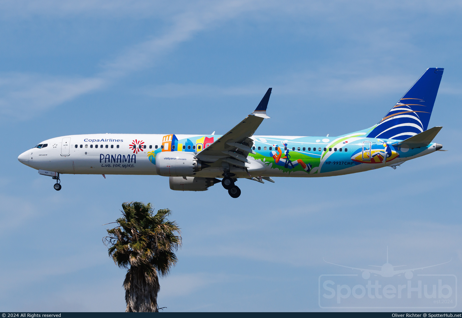 Photo of HP-9927CMP - Boeing 737 MAX 9 operated by Copa Airlines
