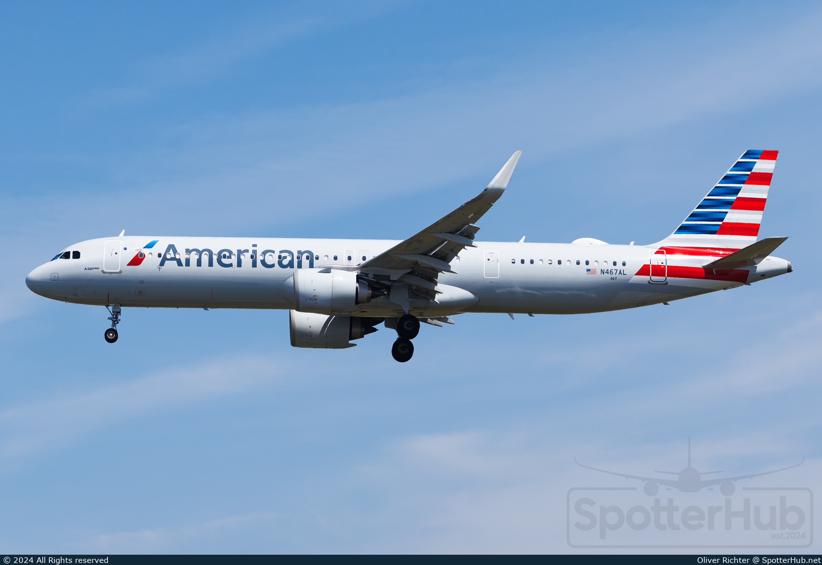 Photo of N467AL - Airbus A321-253NX operated by American Airlines