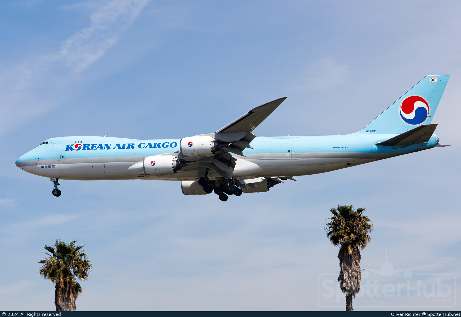 Photo of HL7609 - Boeing 747-8HTF operated by Korean Air Cargo