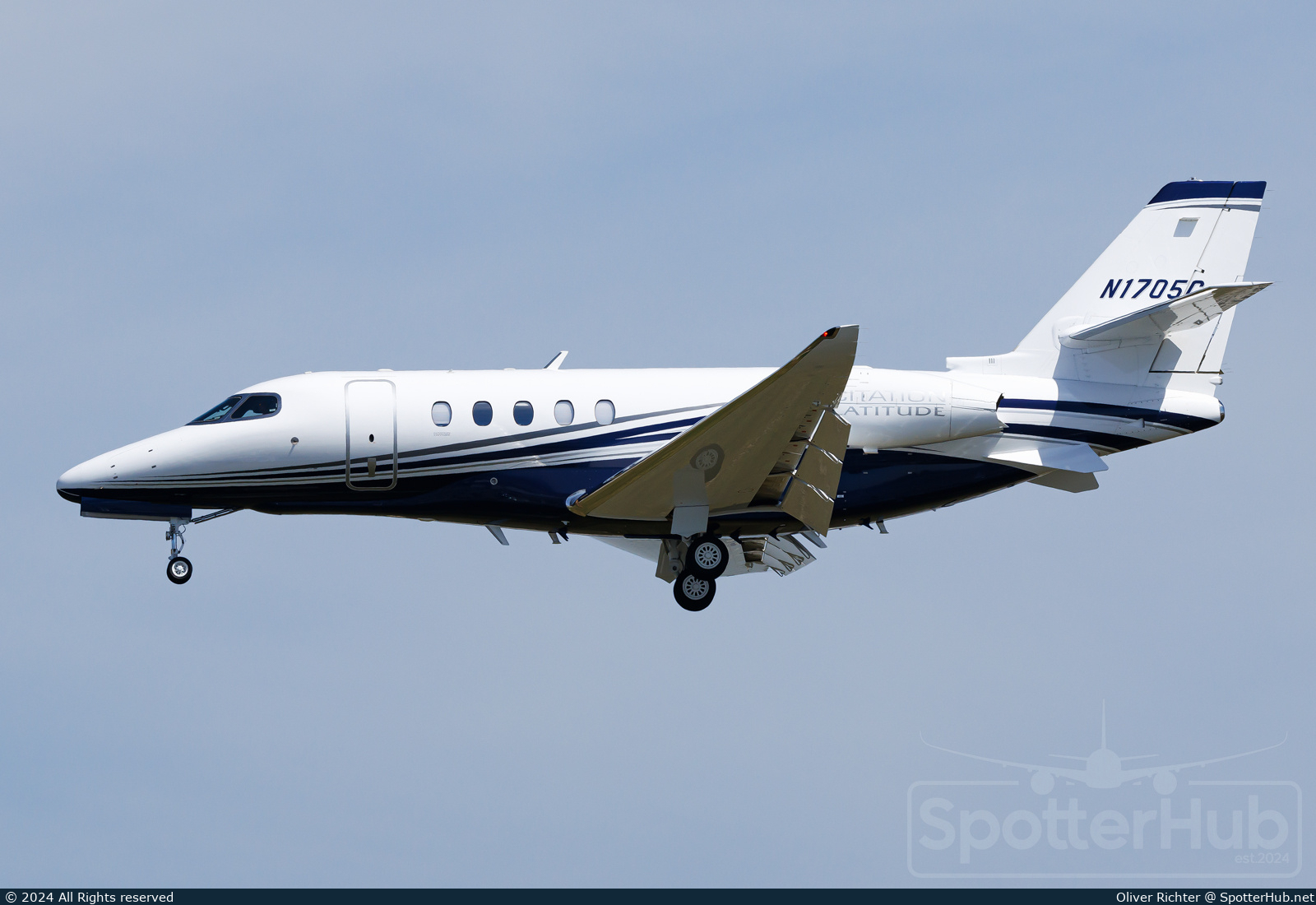 Photo of N1705C - Cessna 680A Citation Latitude operated by Private