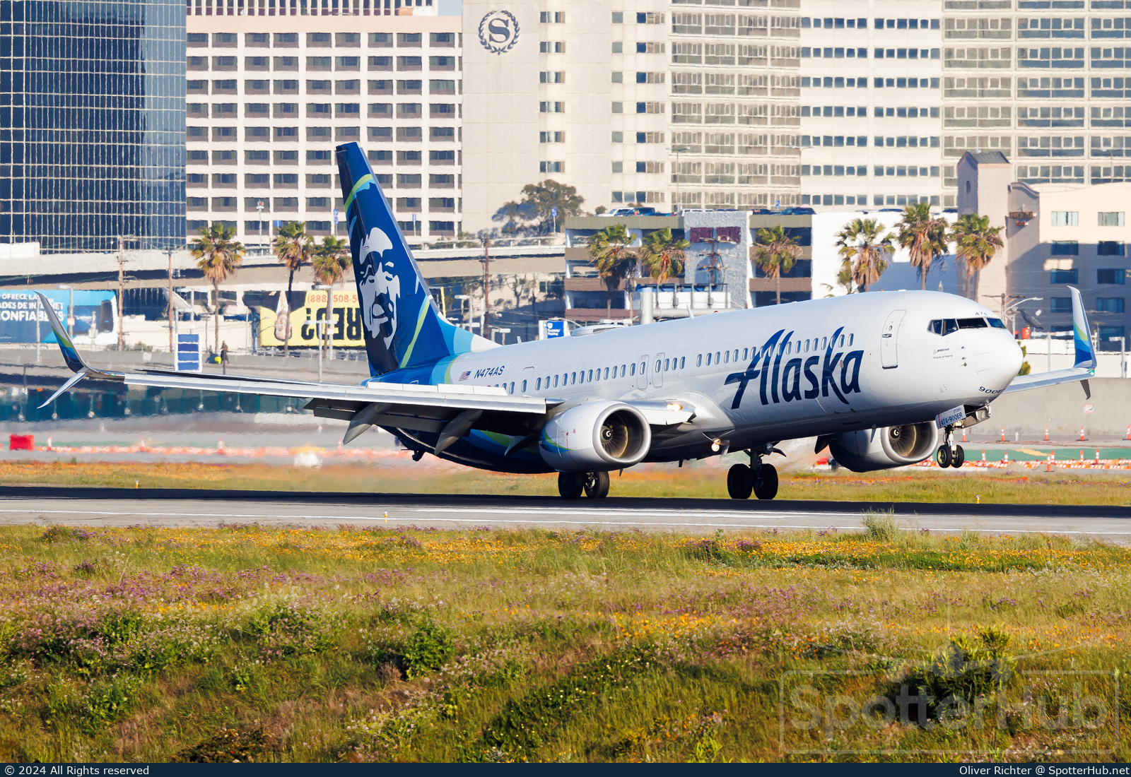 Photo of N474AS - Boeing 737-990(ER) operated by Alaska Airlines