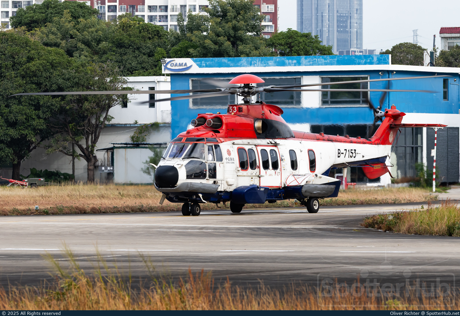 Photo of B-7153 - Eurocopter EC225LP Super Puma II+ operated by CITIC Offshore Helicopter