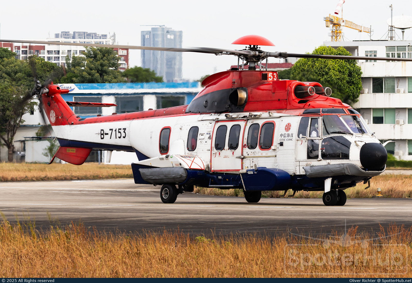 Photo of B-7153 - Eurocopter EC225LP Super Puma II+ operated by CITIC Offshore Helicopter