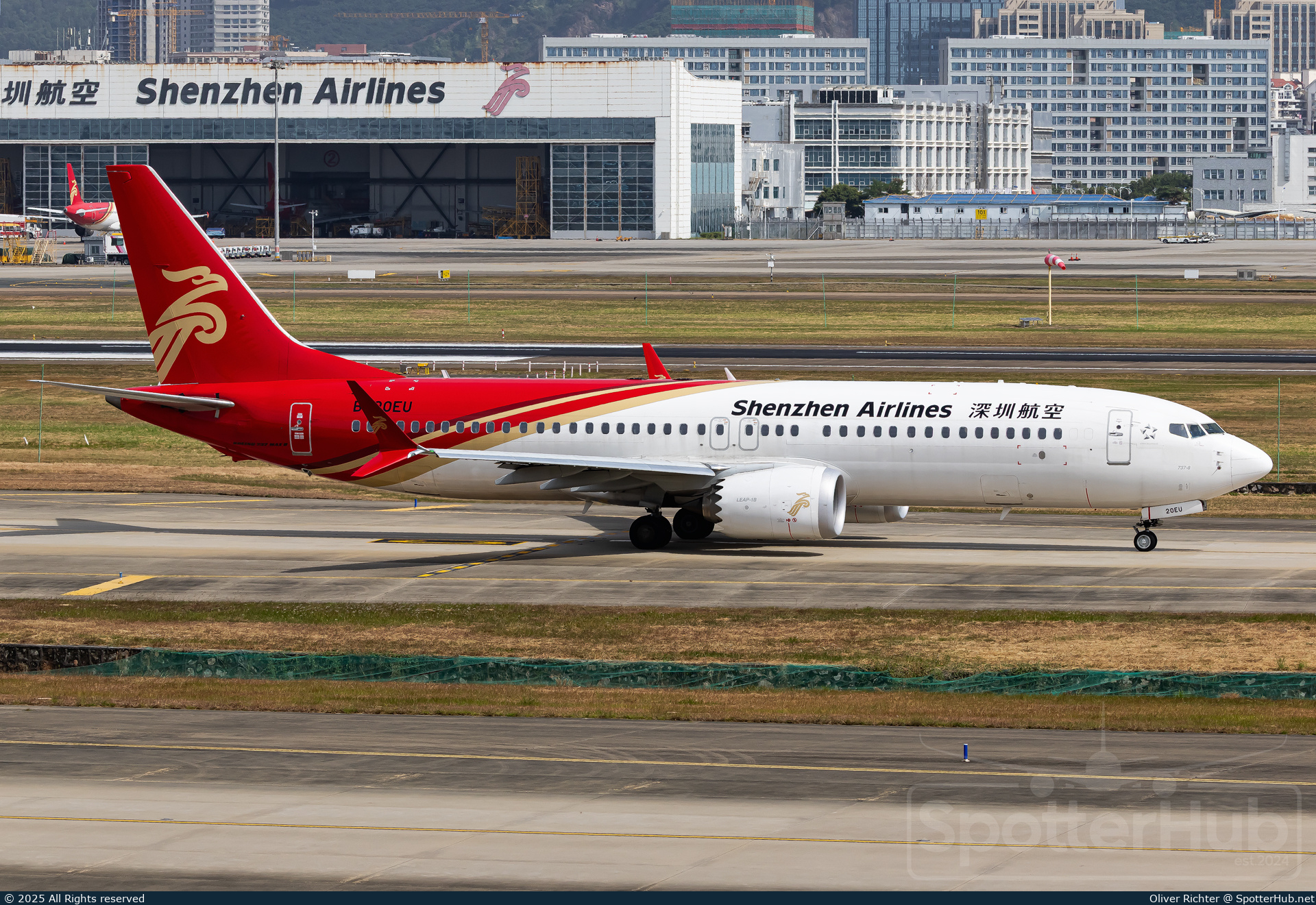 Photo of B-20EU - Boeing 737 MAX 8 operated by Shenzhen Airlines