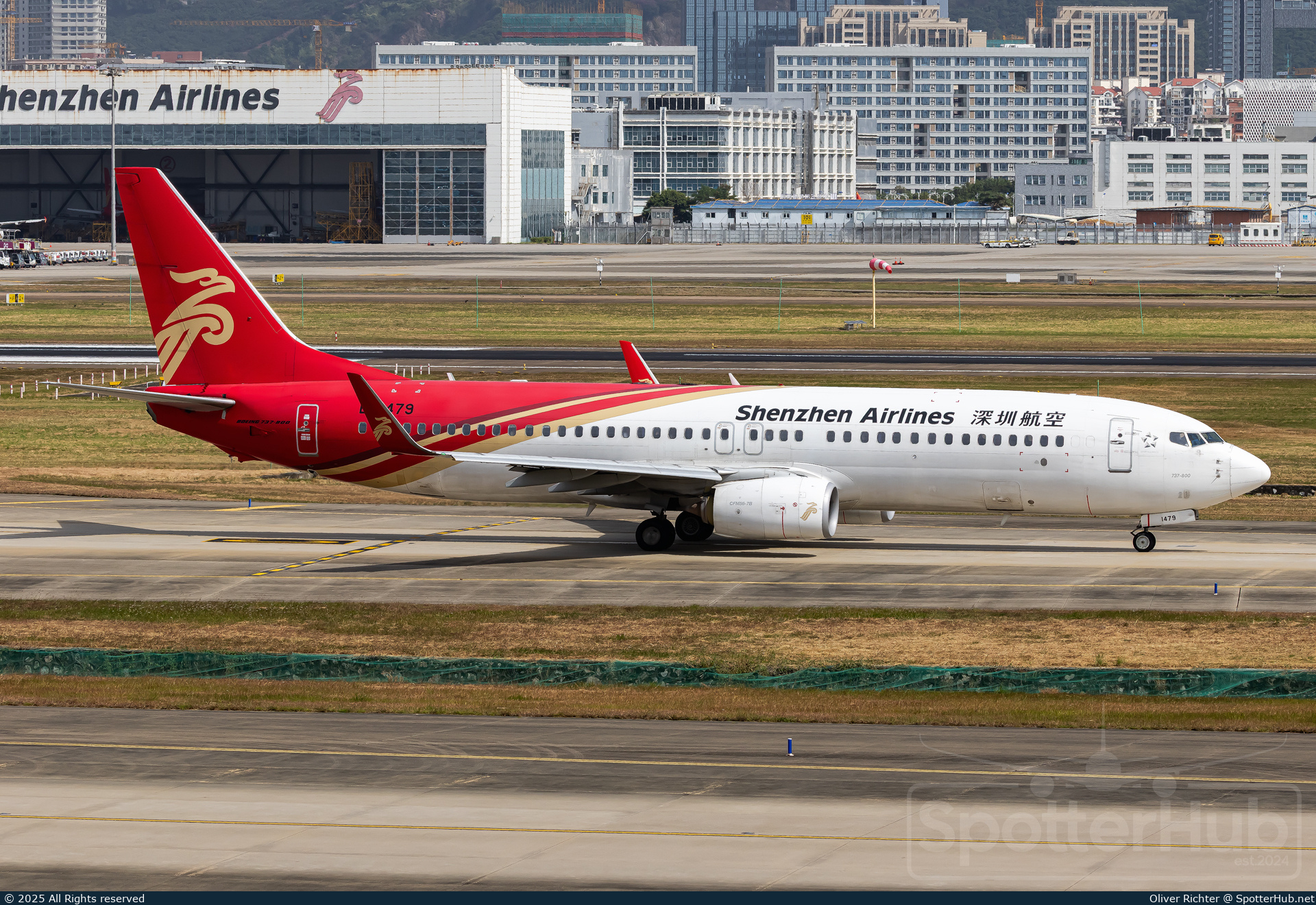 Photo of B-1479 - Boeing 737-87L operated by Shenzhen Airlines