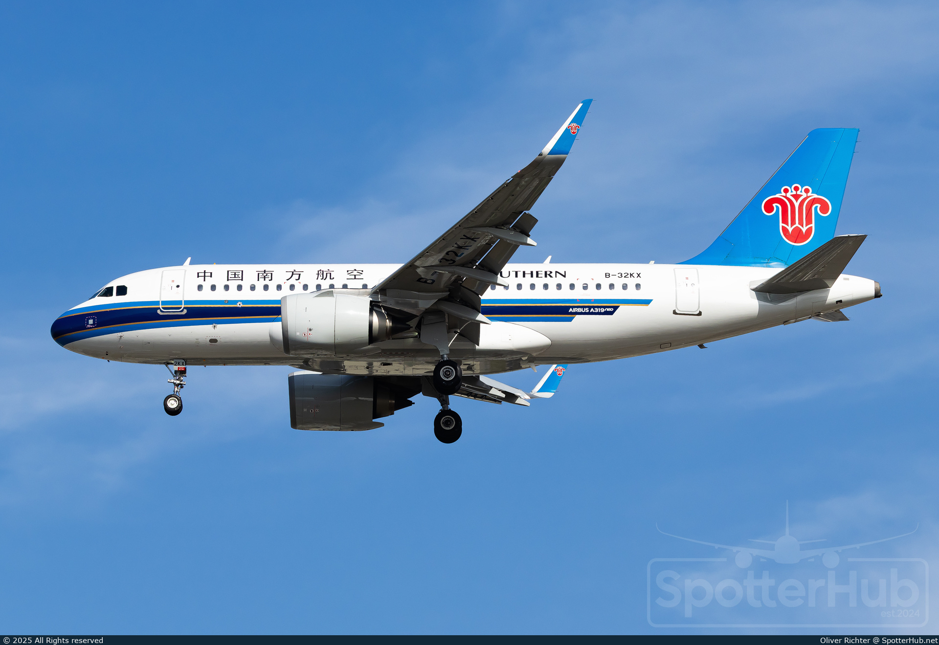 Photo of B-32KX - Airbus A319-153N operated by China Southern Airlines